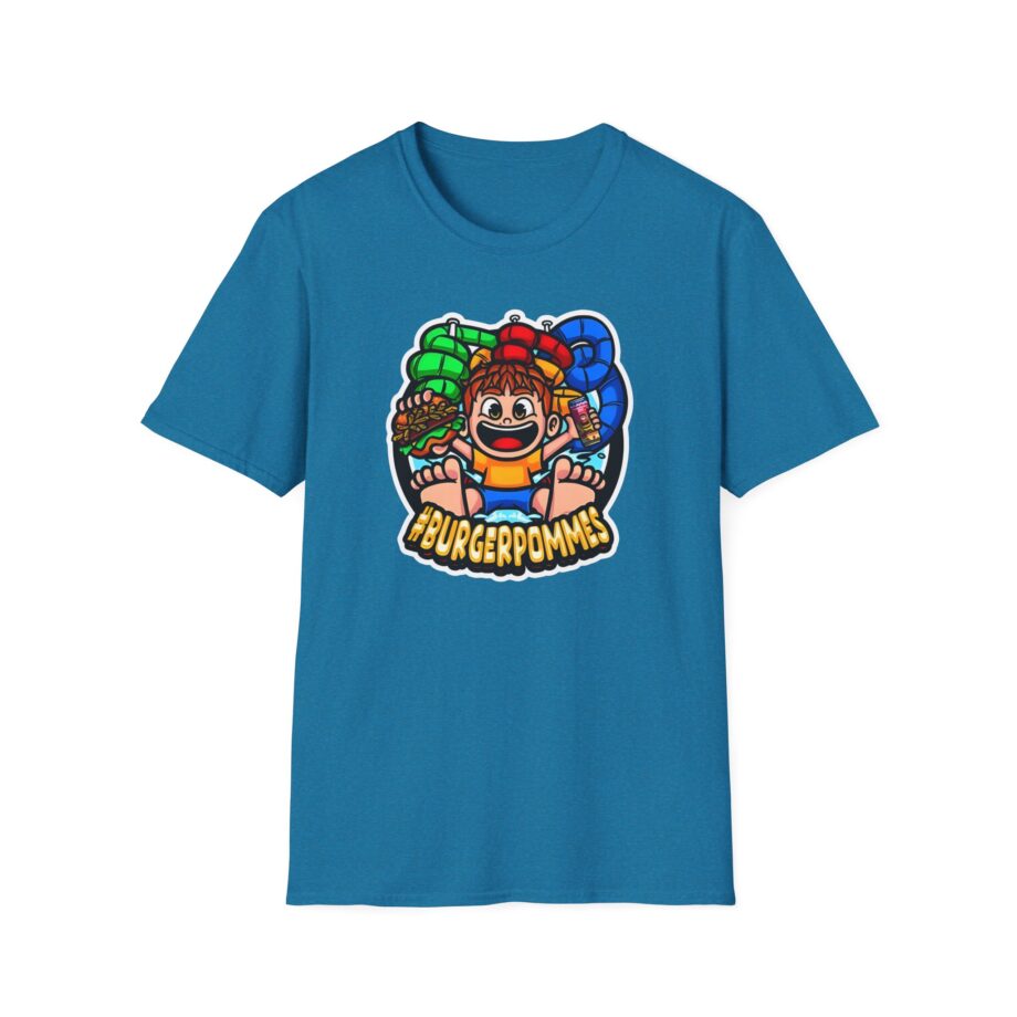 Burger Pommes Unisex Softstyle T-Shirt