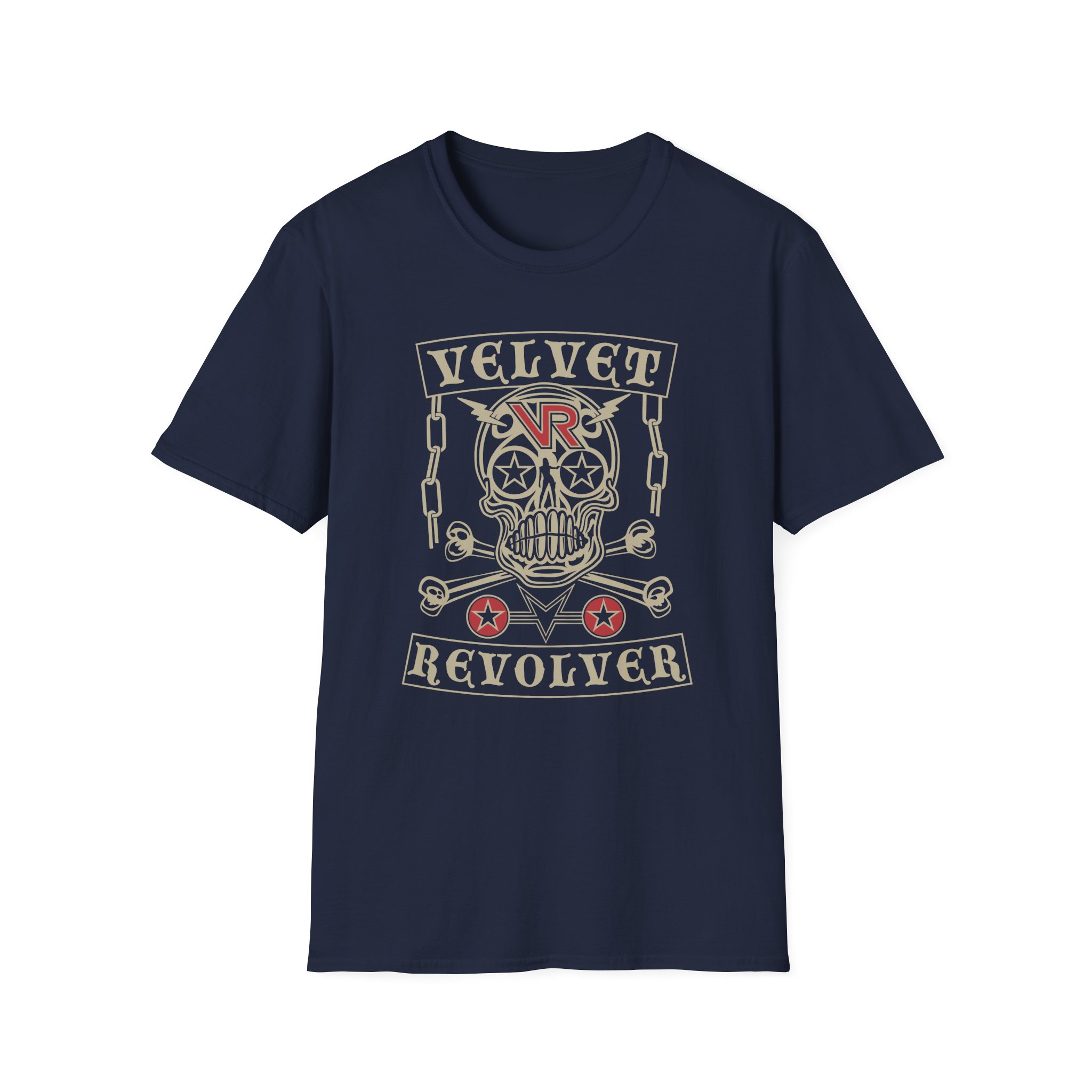 Velvet Revolver Velvet Skull Unisex Softstyle T-Shirt
