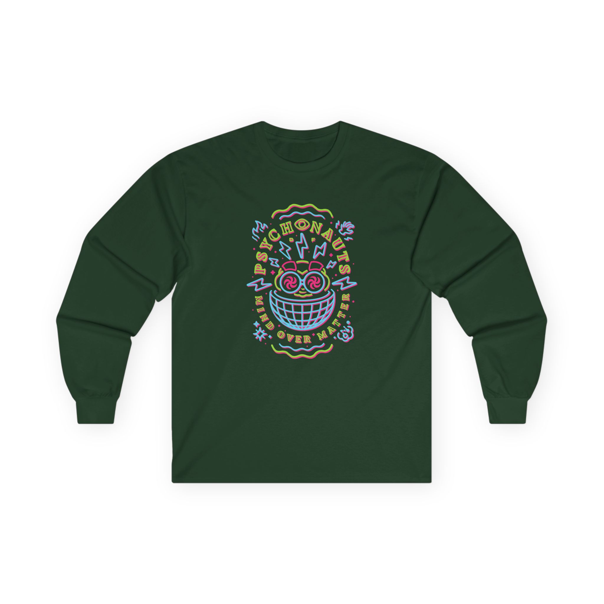 Double Fine Mind Over Matter Unisex Ultra Cotton Long Sleeve Tee