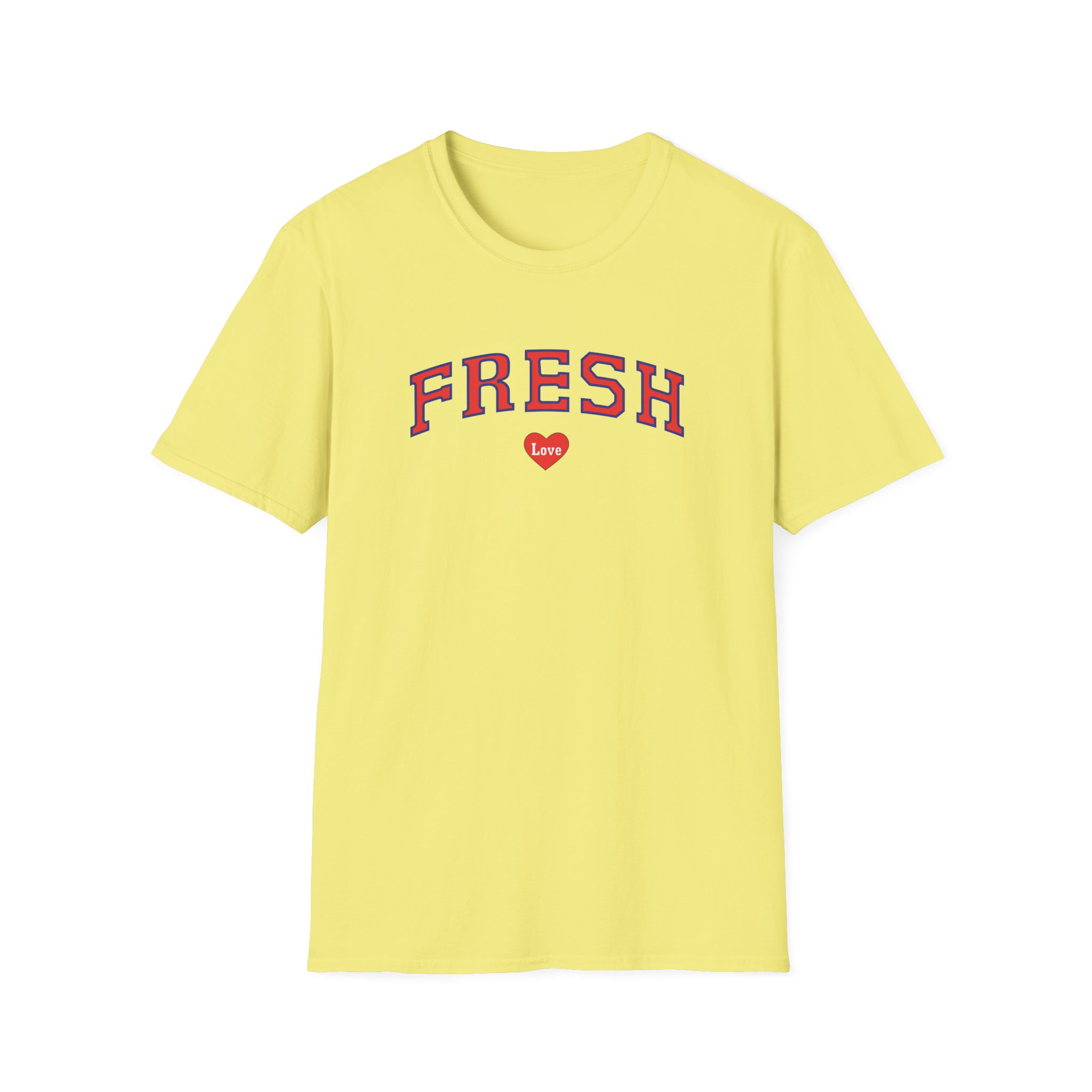 Fresh Love Heart Unisex Softstyle T-Shirt