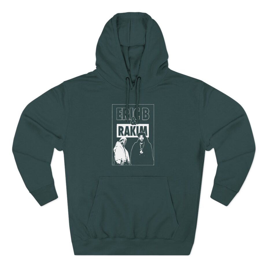 Eric B Rakim Blackout Three-Panel Fleece Hoodie