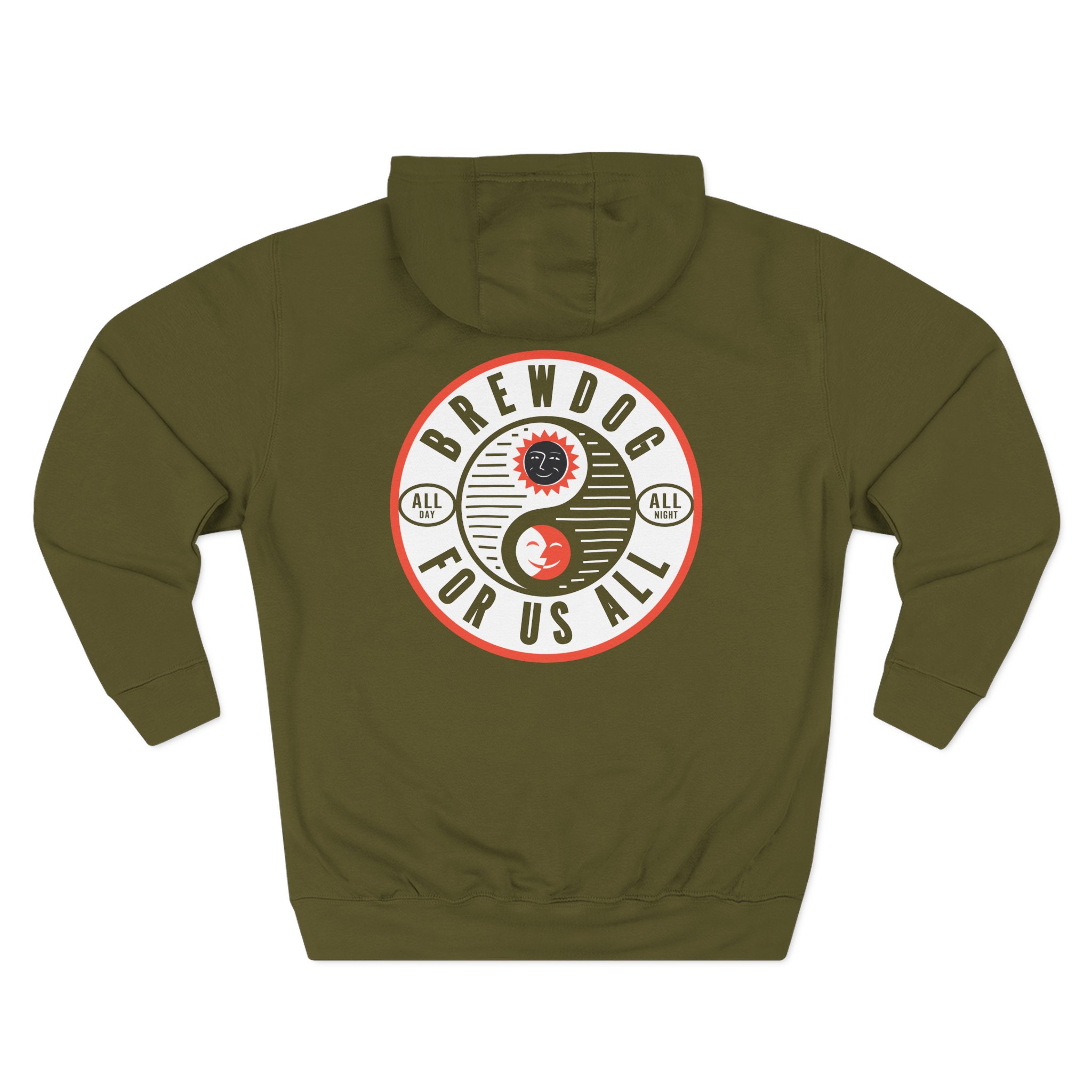 Brewdog All Day All Night Three-Panel Fleece Hoodie