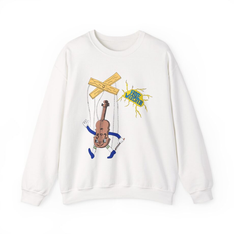 Faye Webster Felt Tip Unisex Heavy Blend™ Crewneck Sweatshirt