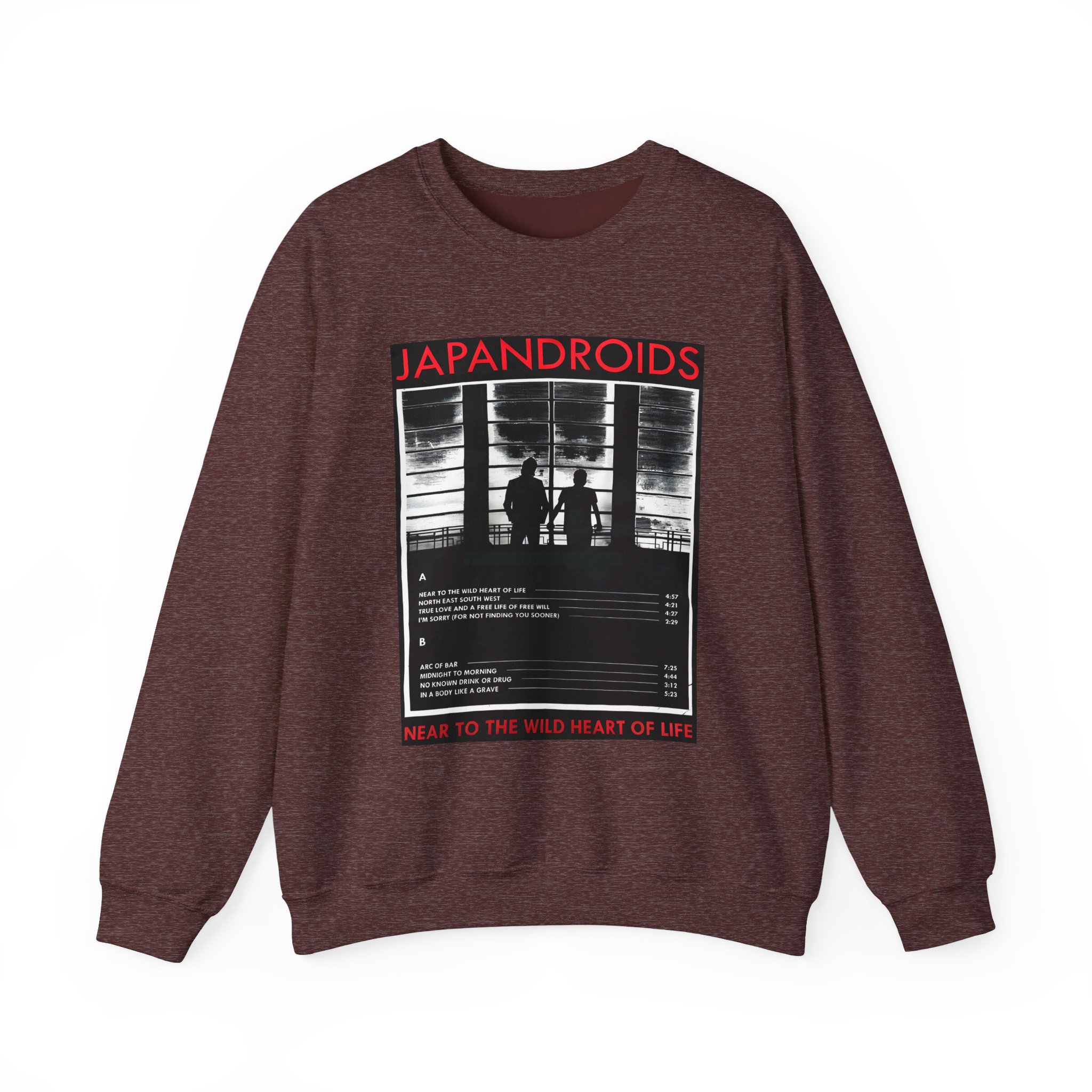 Japandroids Near to the Wild Heart of Life Unisex Heavy Blendâ„¢ Crewneck Sweatshirt