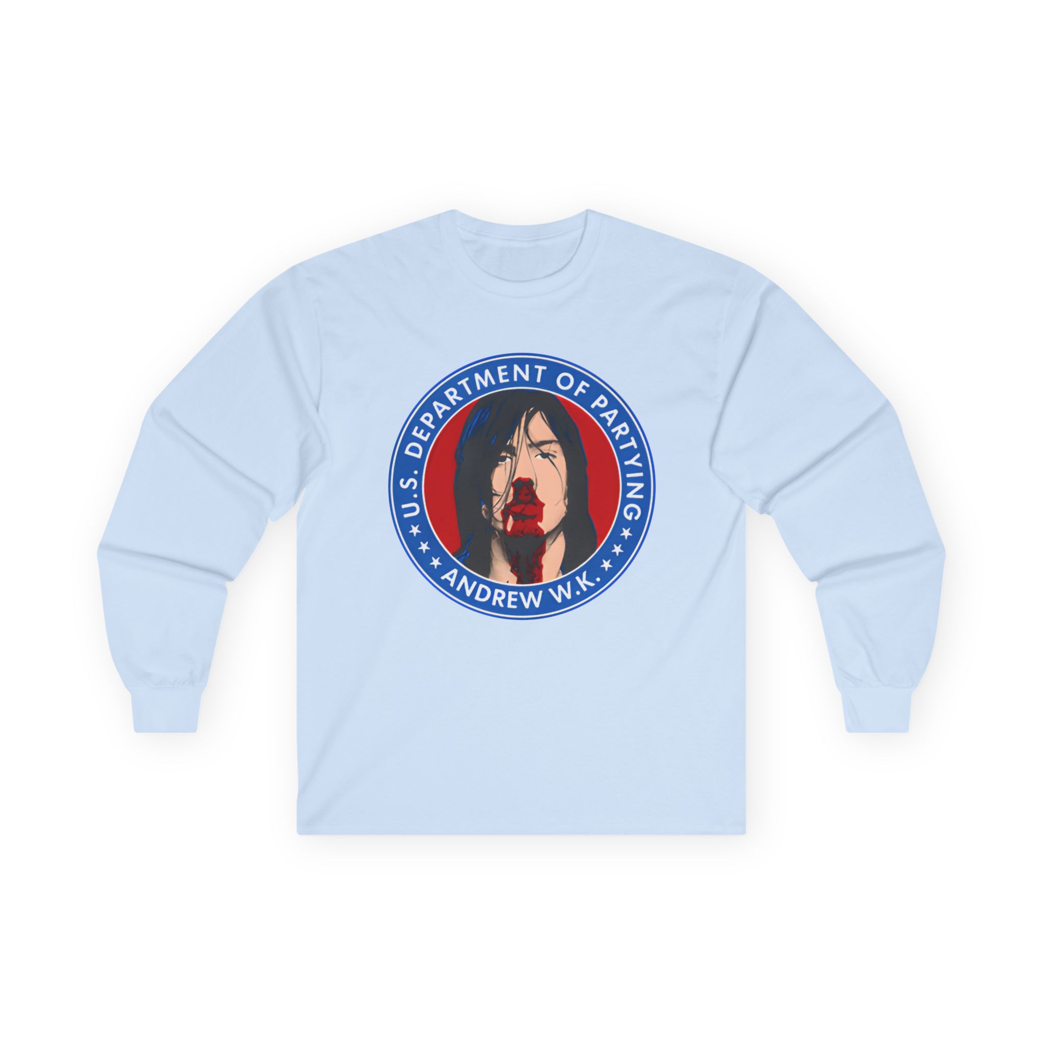 Andrew Wk Us Dept of Partying Unisex Ultra Cotton Long Sleeve Tee