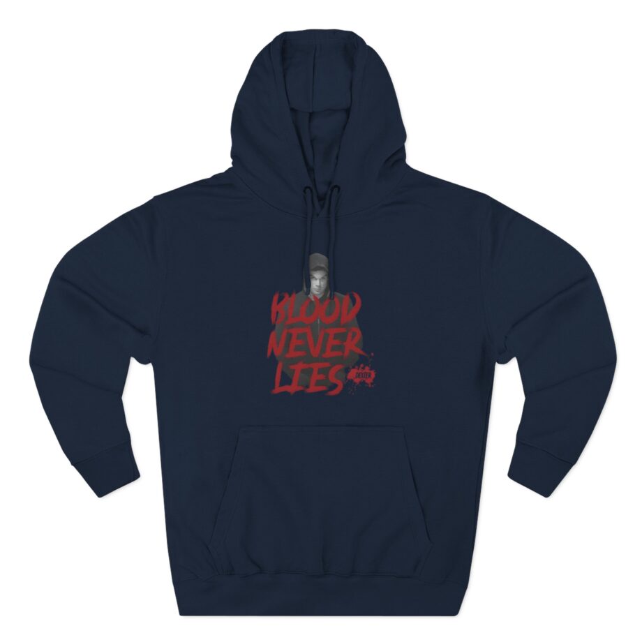 Dexter Blood Never Lies Three-Panel Fleece Hoodie