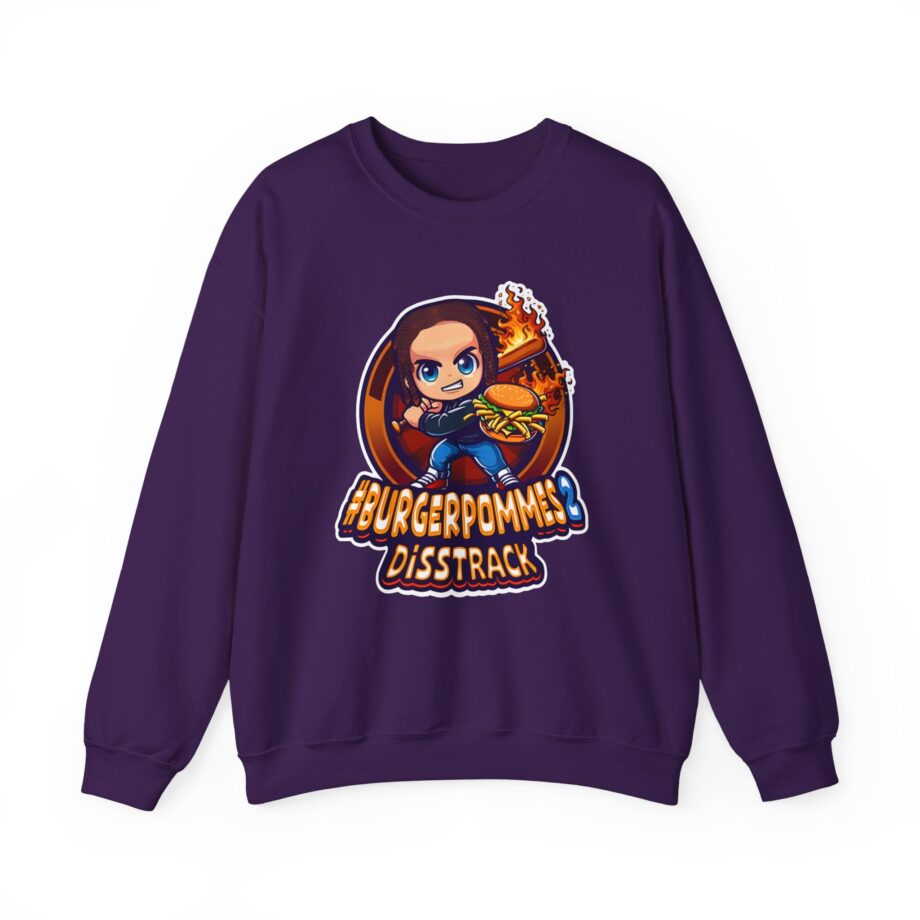 Burger Pommes Unisex Heavy Blend™ Crewneck Sweatshirt