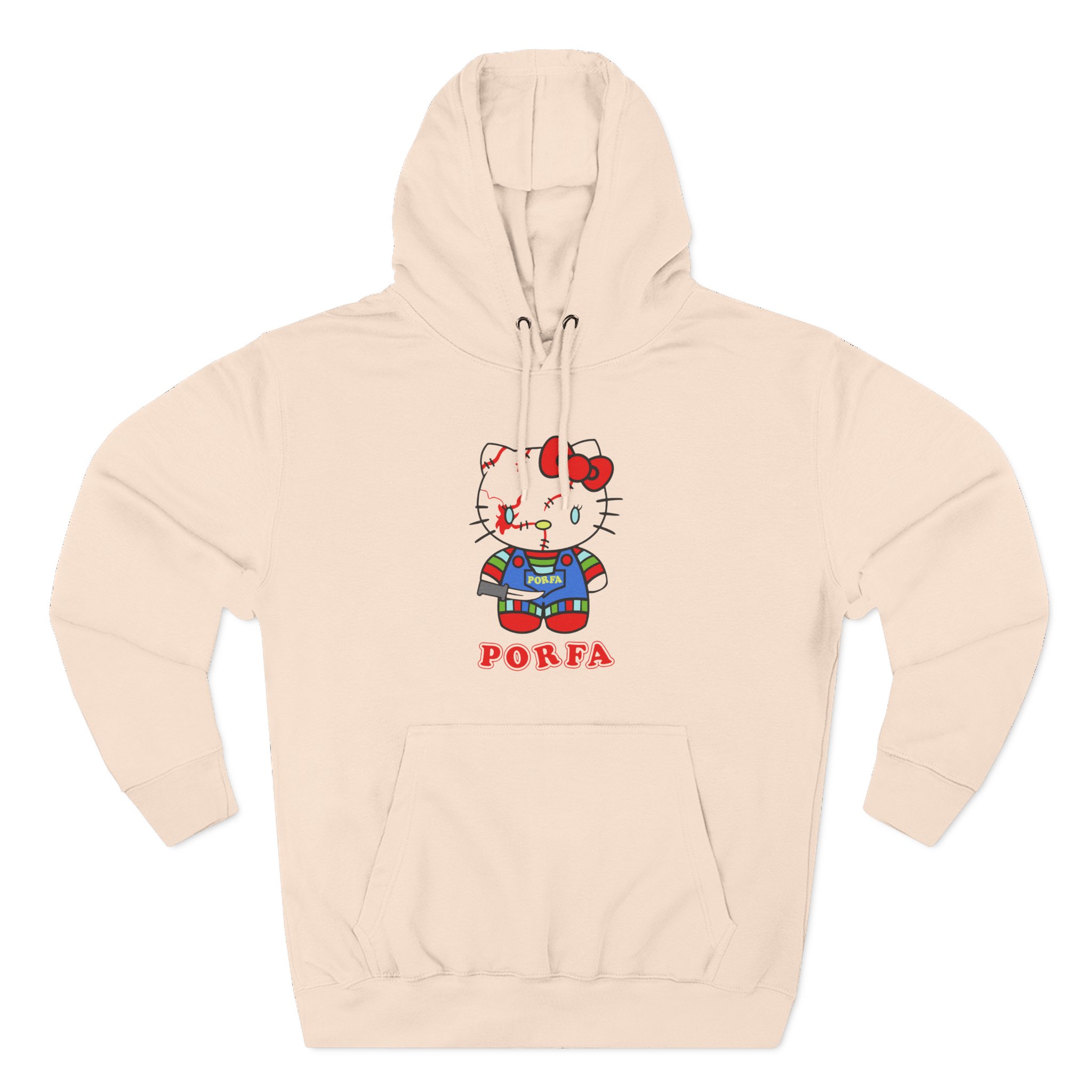Porfa Hello Kitty Halloween Three-Panel Fleece Hoodie