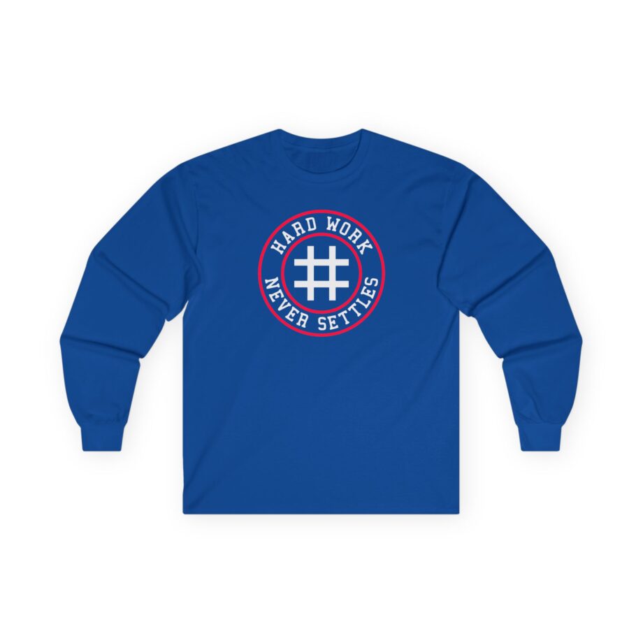 Trevor Bauer Hard Work Never Settles Unisex Ultra Cotton Long Sleeve Tee