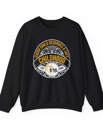 Kendall Rae Every Child Deserves a Safe Childhood Charity Unisex Heavy Blend™ Crewneck Sweatshirt