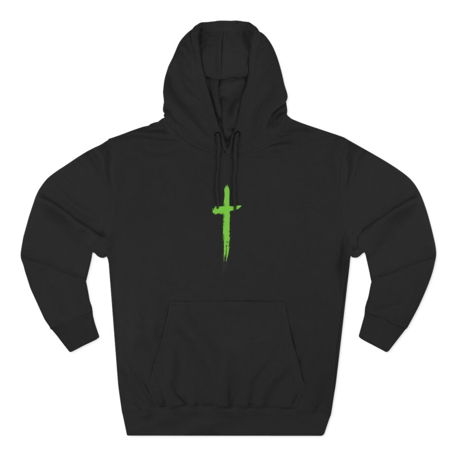 Saint Jhn Goth Festival Waffle Three-Panel Fleece Hoodie