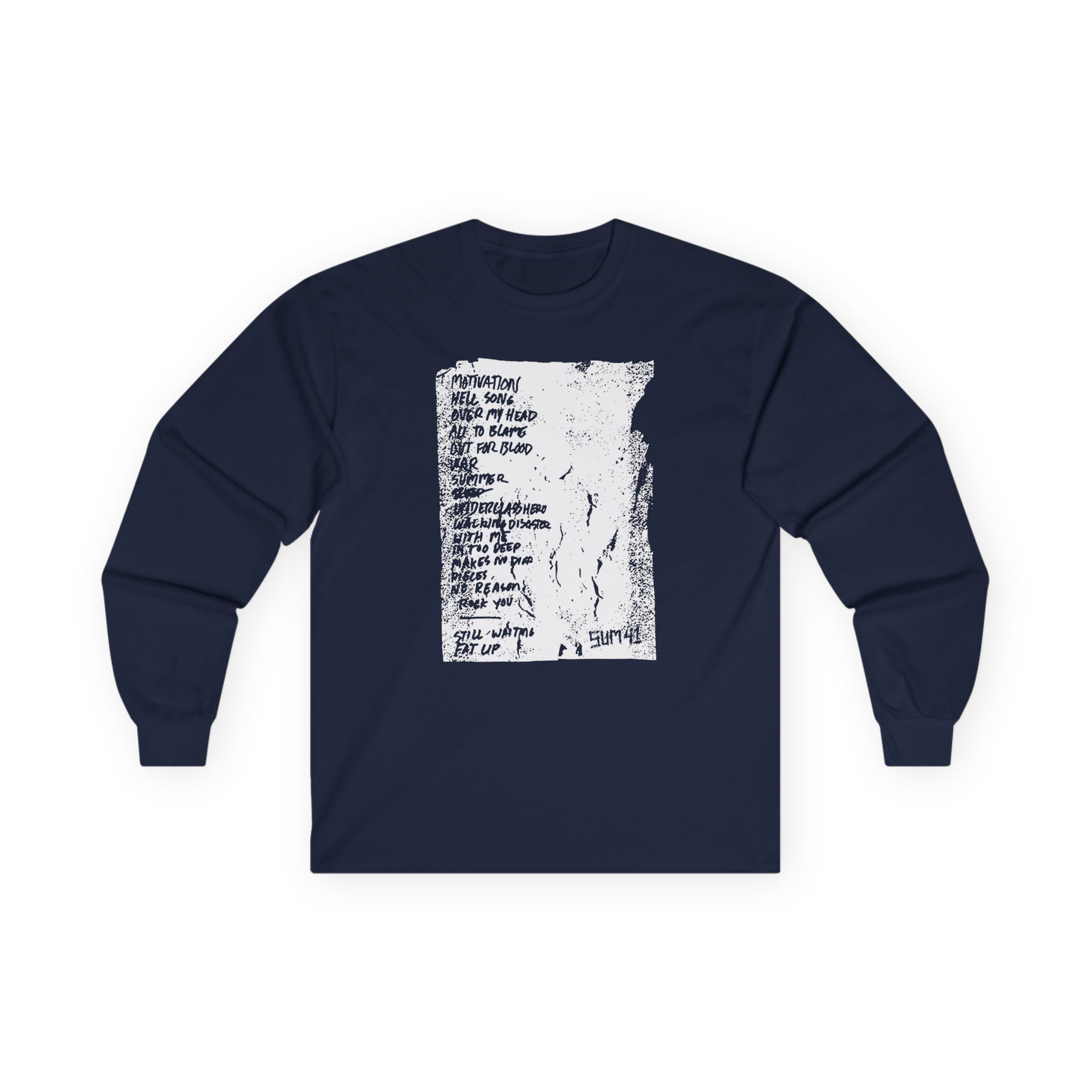 Sum 41 Setlist Unisex Ultra Cotton Long Sleeve Tee