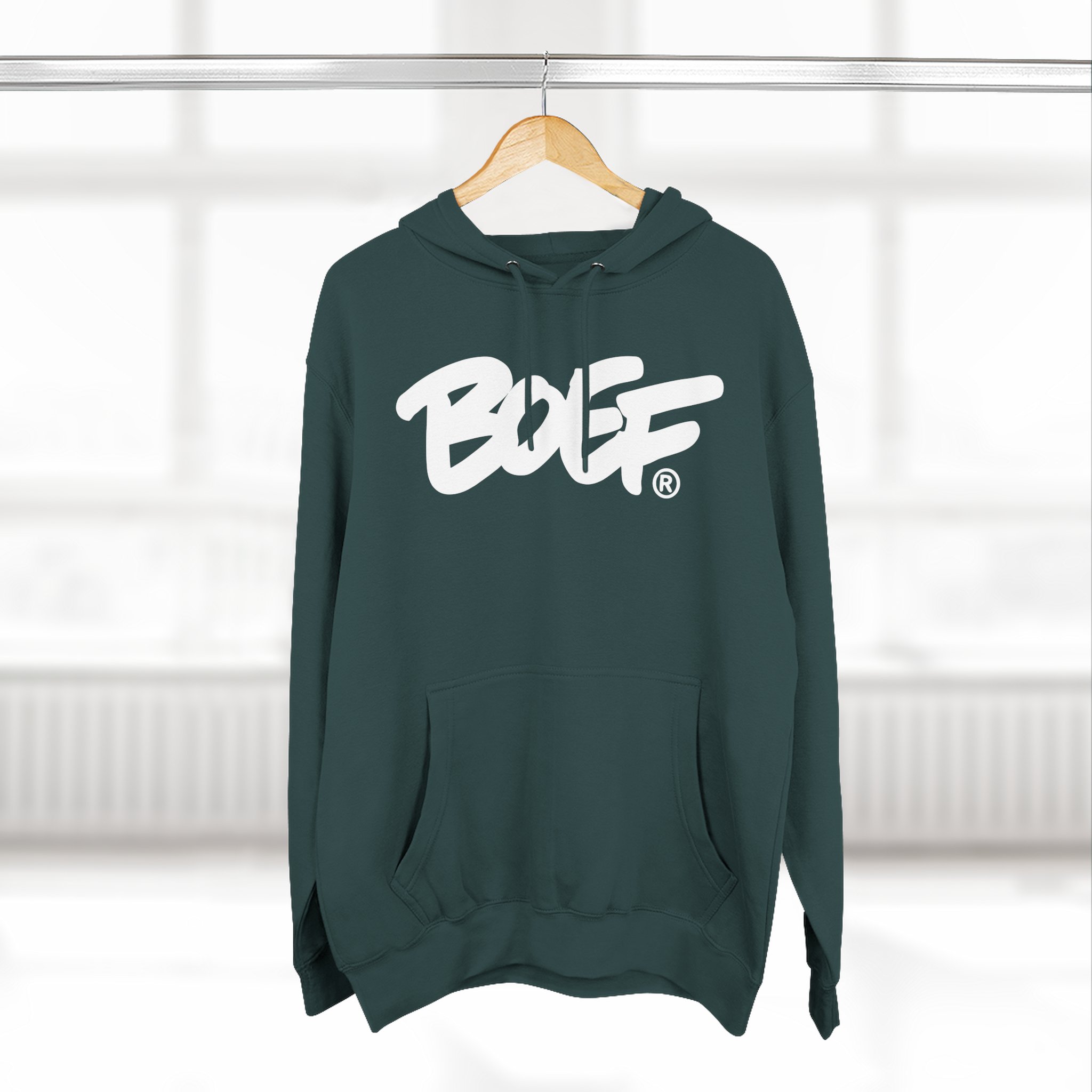 Boef Three-Panel Fleece Hoodie