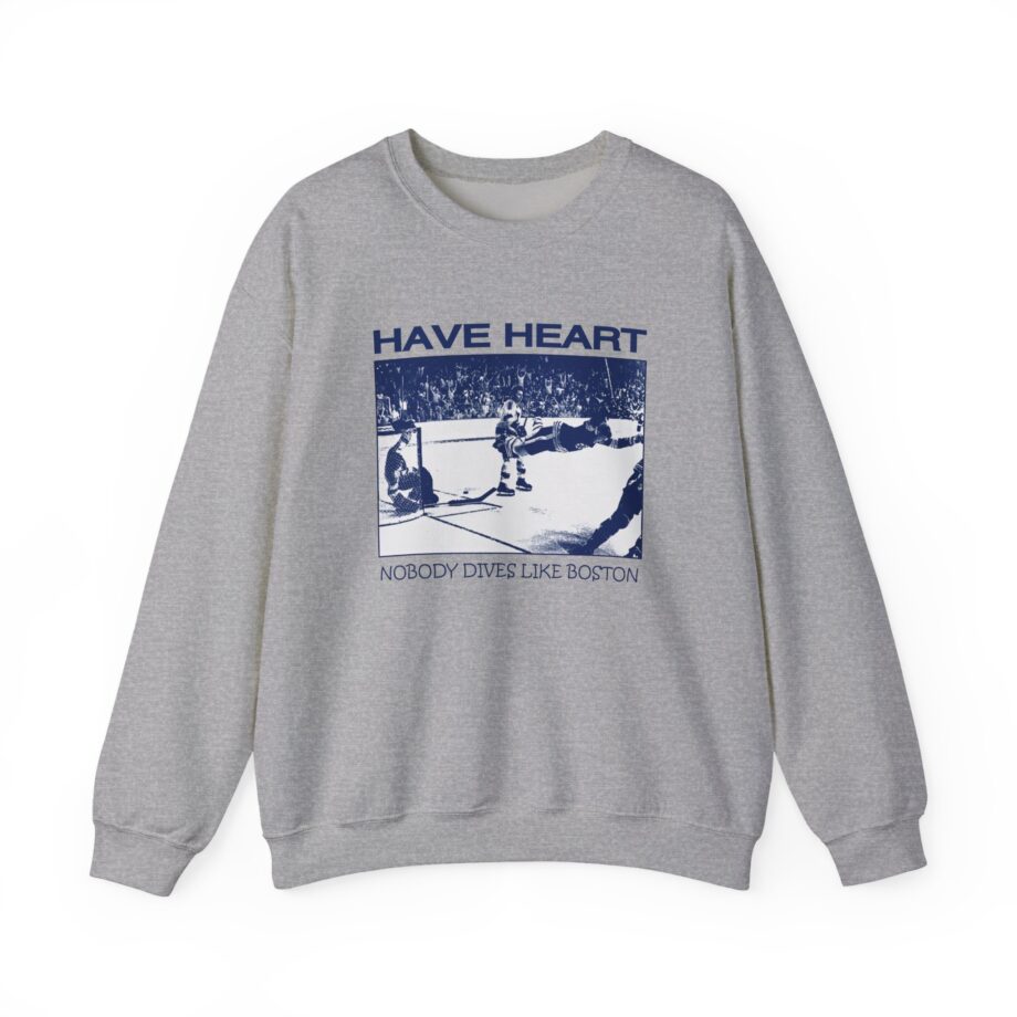 Have Heart Nobody Dives Like Boston Unisex Heavy Blend™ Crewneck Sweatshirt