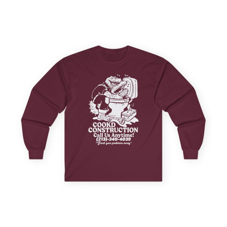 Lazarbeam  Cookd Construction Call Us Anytime Unisex Ultra Cotton Long Sleeve Tee
