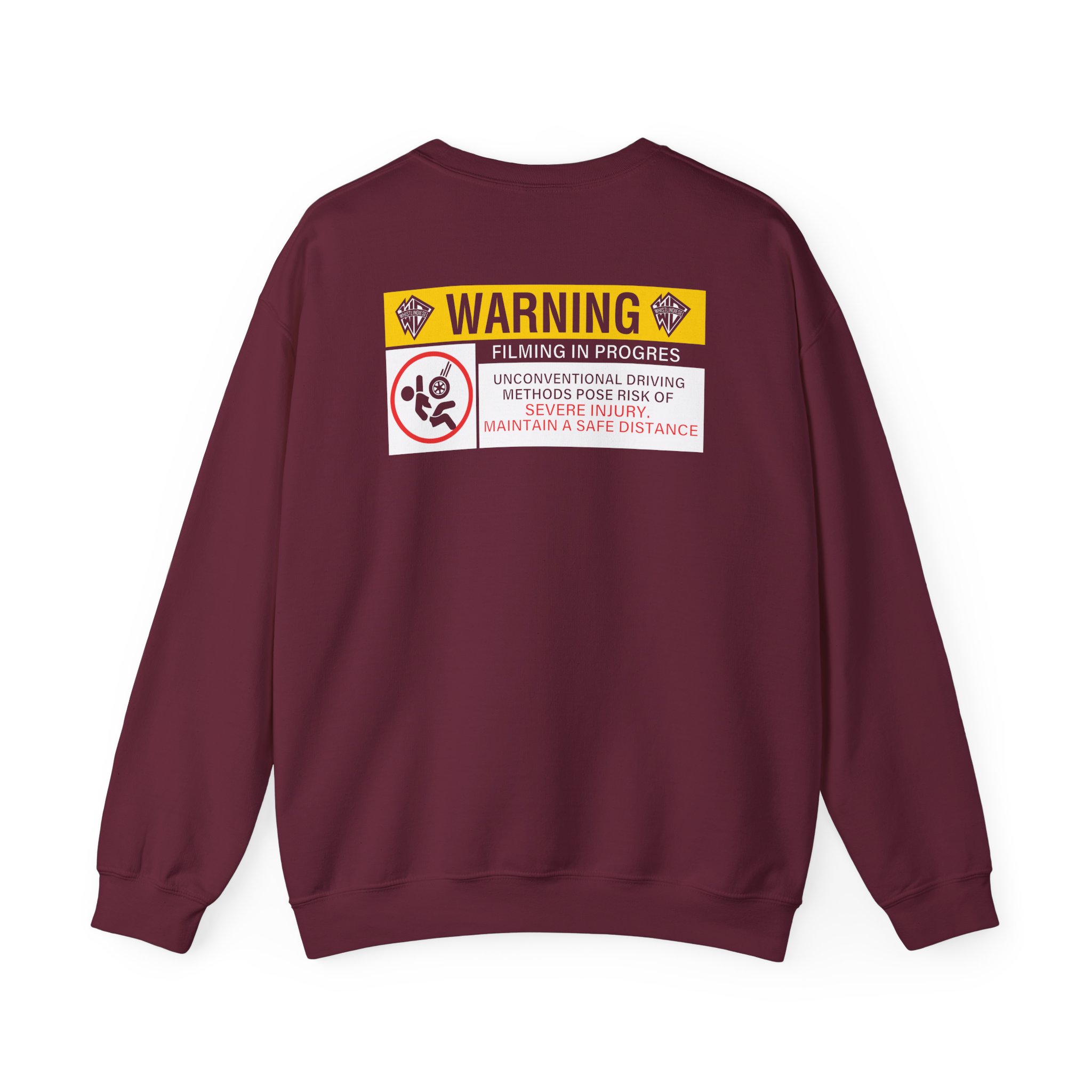 Monstermax Unconventional Driving Unisex Heavy Blendâ„¢ Crewneck Sweatshirt