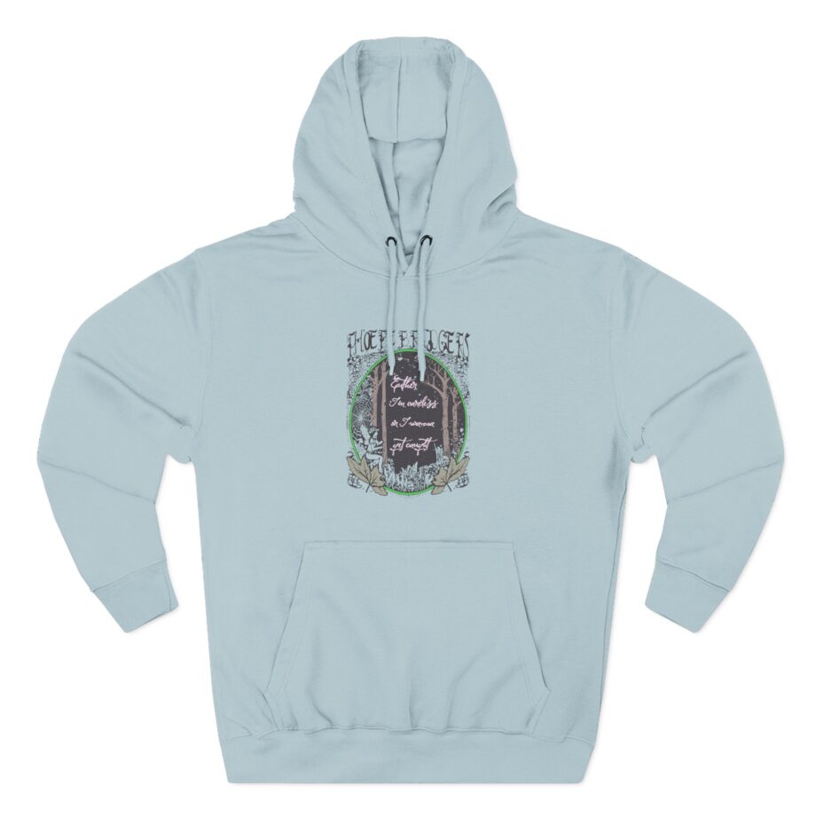 Phoebe Bridgers Ether Tin Cartels on I Wanna Get Caught Three-Panel Fleece Hoodie