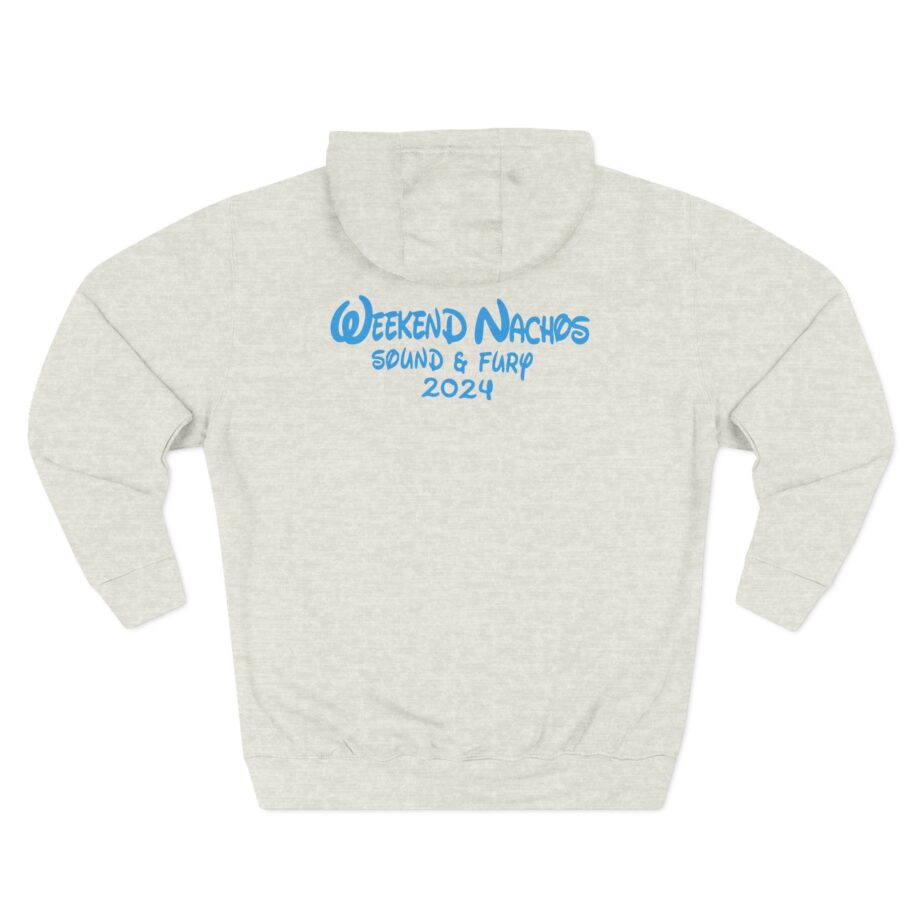 Weekend Nachos Sound and Fury Three-Panel Fleece Hoodie