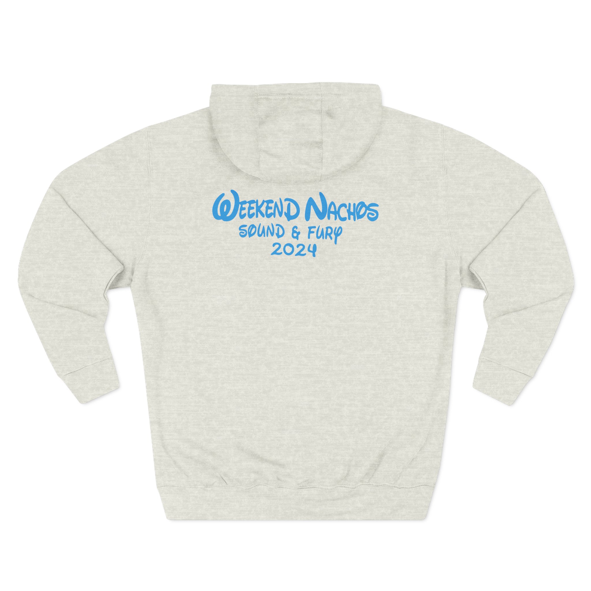 Weekend Nachos Sound and Fury Three-Panel Fleece Hoodie