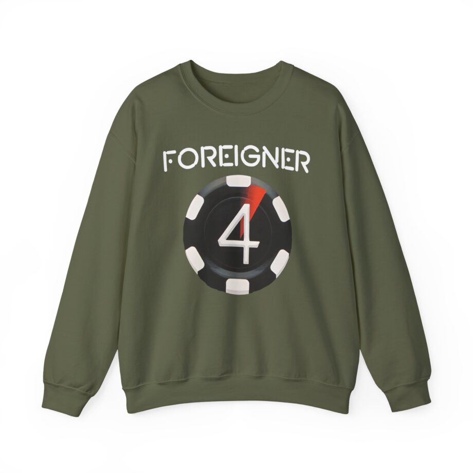 Foreigner 4 Poker Chip Unisex Heavy Blend™ Crewneck Sweatshirt