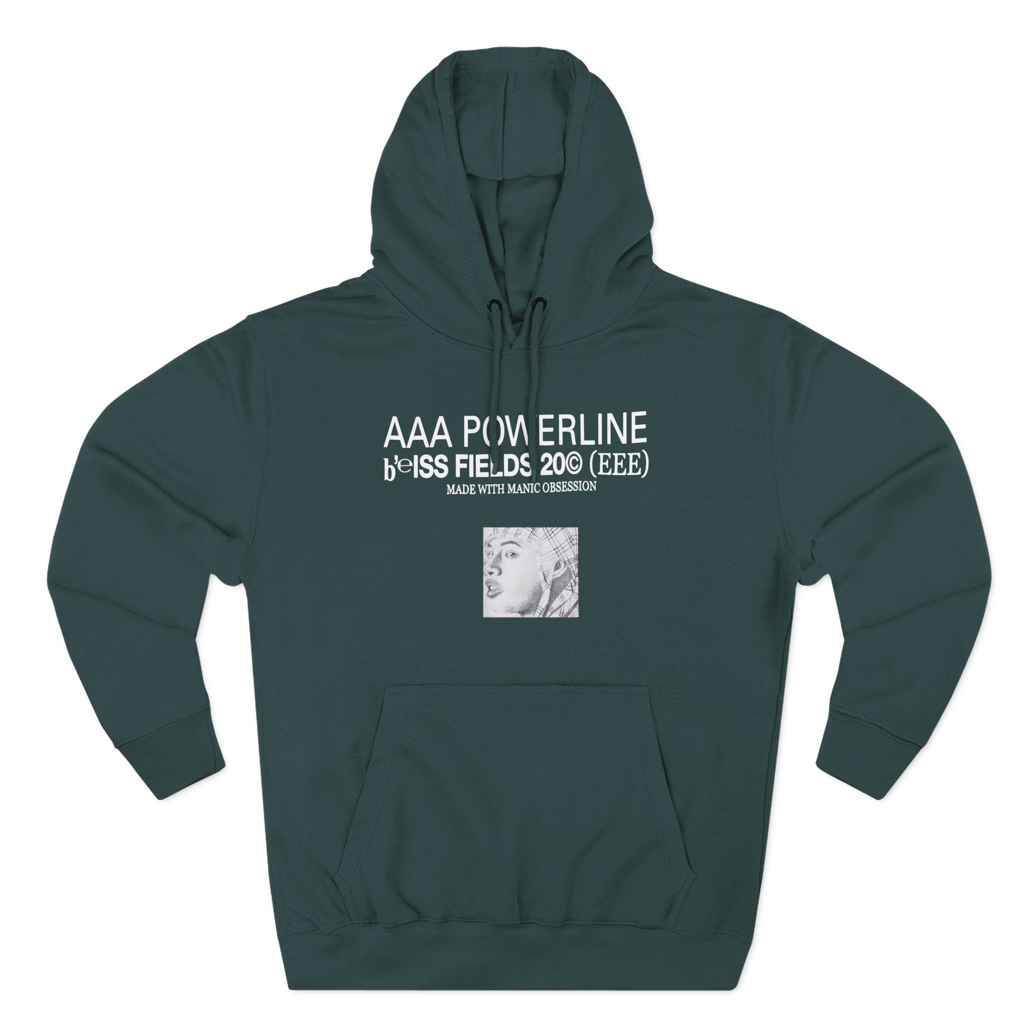 Ecco2k Bliss Fields Three-Panel Fleece Hoodie