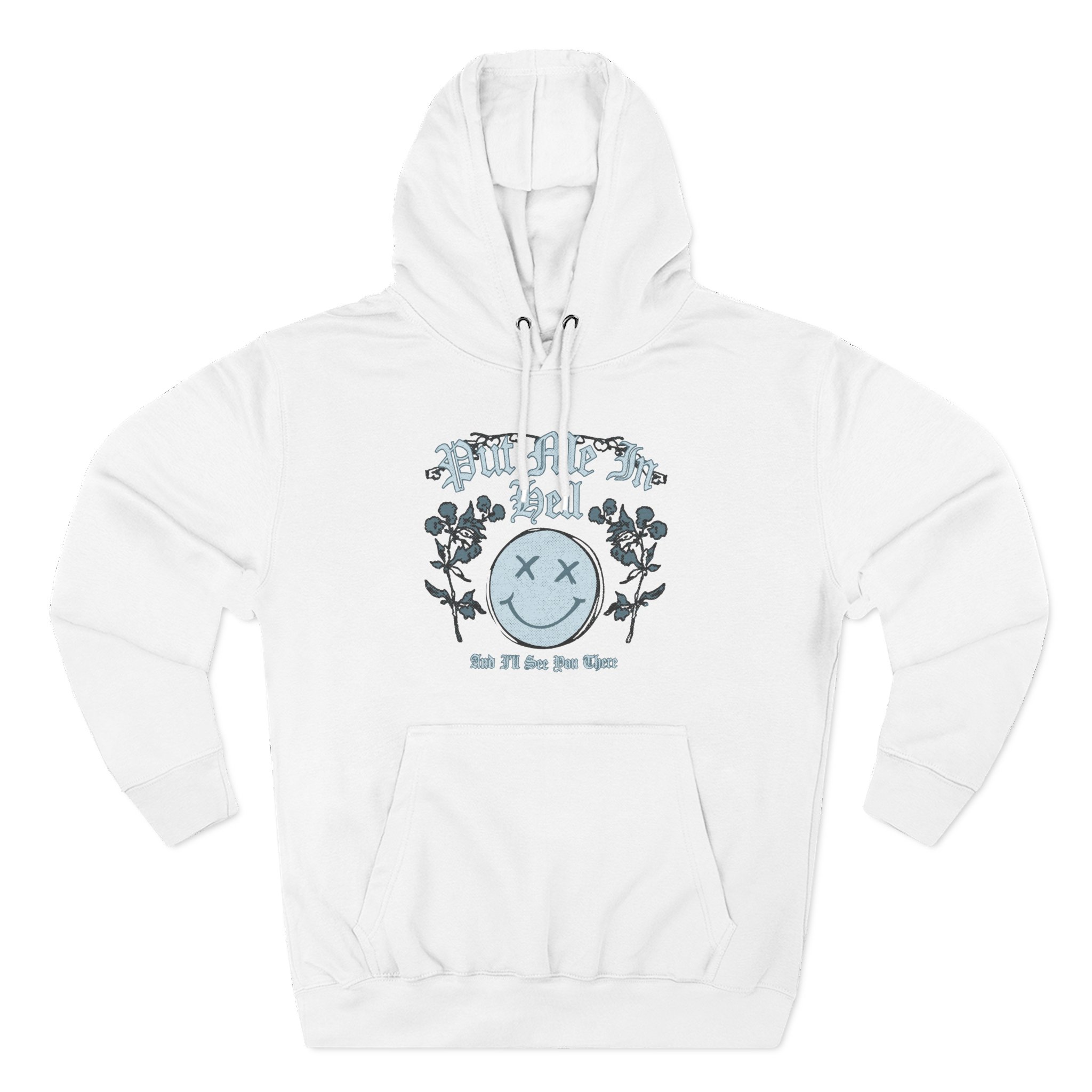 Kallmekris Put Me in Hell Three-Panel Fleece Hoodie