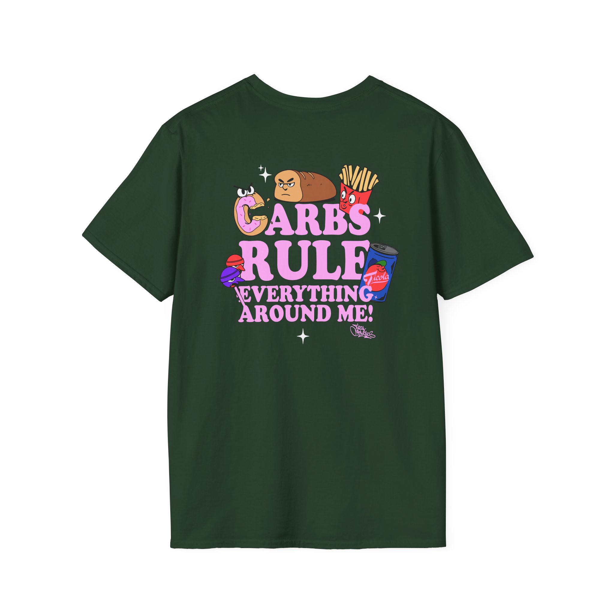 Method Man Carbs Rule Everything Around Me Unisex Softstyle T-Shirt