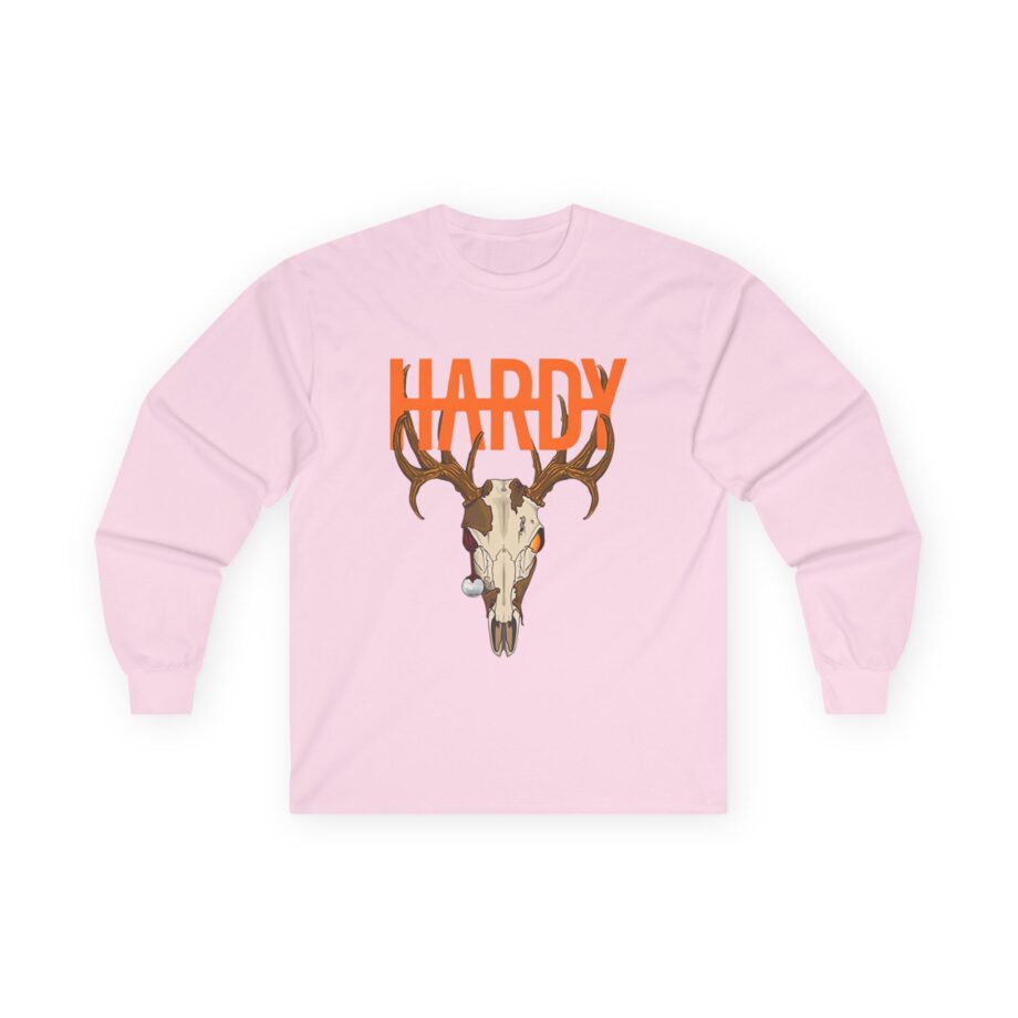 Hardy Deer Skull Unisex Ultra Cotton Long Sleeve Tee