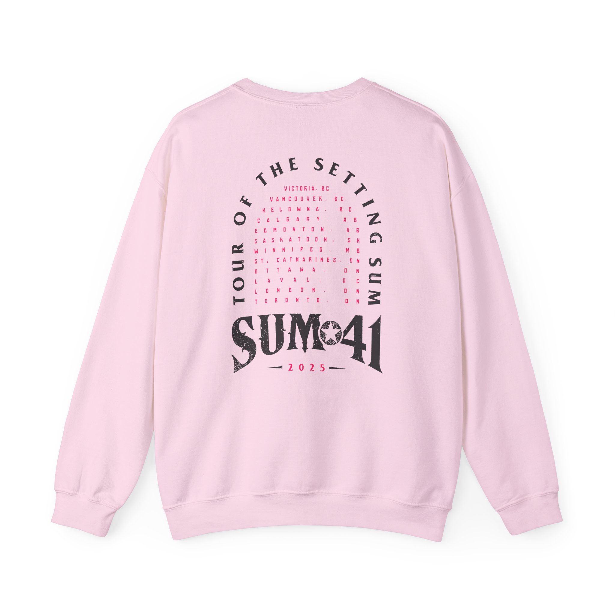 Sum 41 Tour of the Setting Sum Unisex Heavy Blendâ„¢ Crewneck Sweatshirt