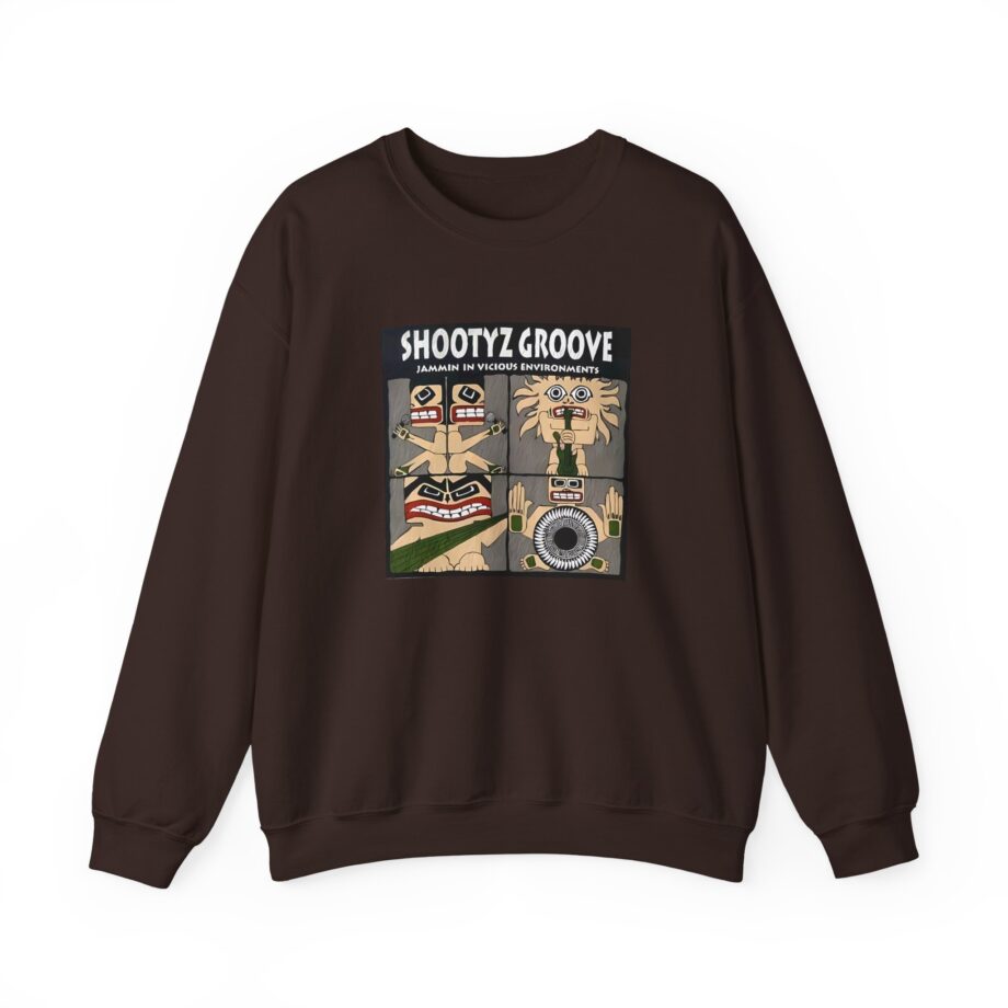 Shootyz Groove Jammin in Vicious Environments Album Cover Unisex Heavy Blend™ Crewneck Sweatshirt