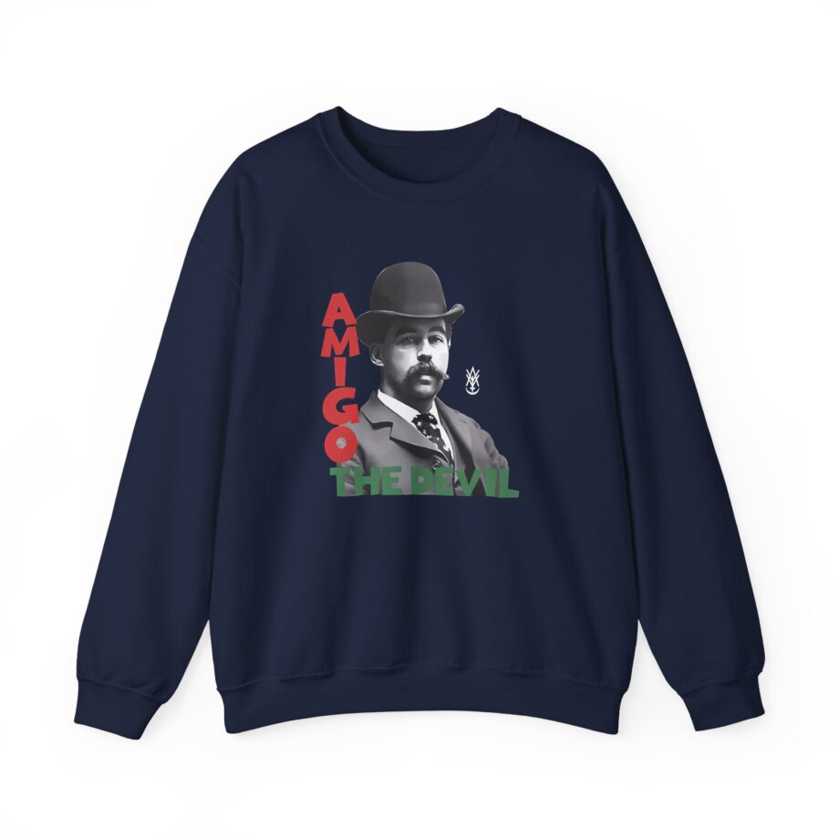 Amigo the Devil Elvis Holmes Calling Unisex Heavy Blend™ Crewneck Sweatshirt