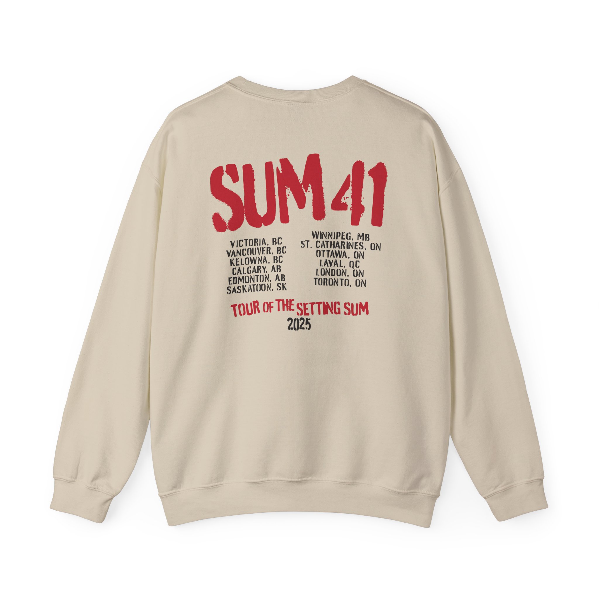 Sum 41 the Final Tour Unisex Heavy Blendâ„¢ Crewneck Sweatshirt