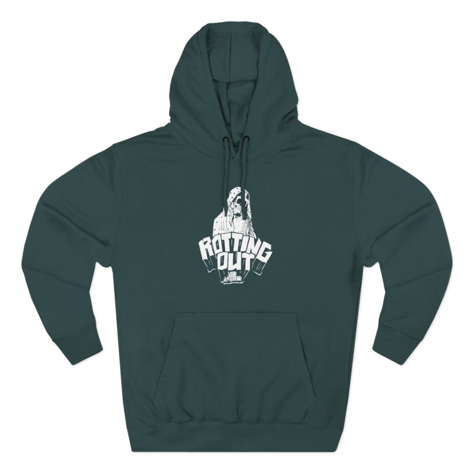Rotting Out Three-Panel Fleece Hoodie