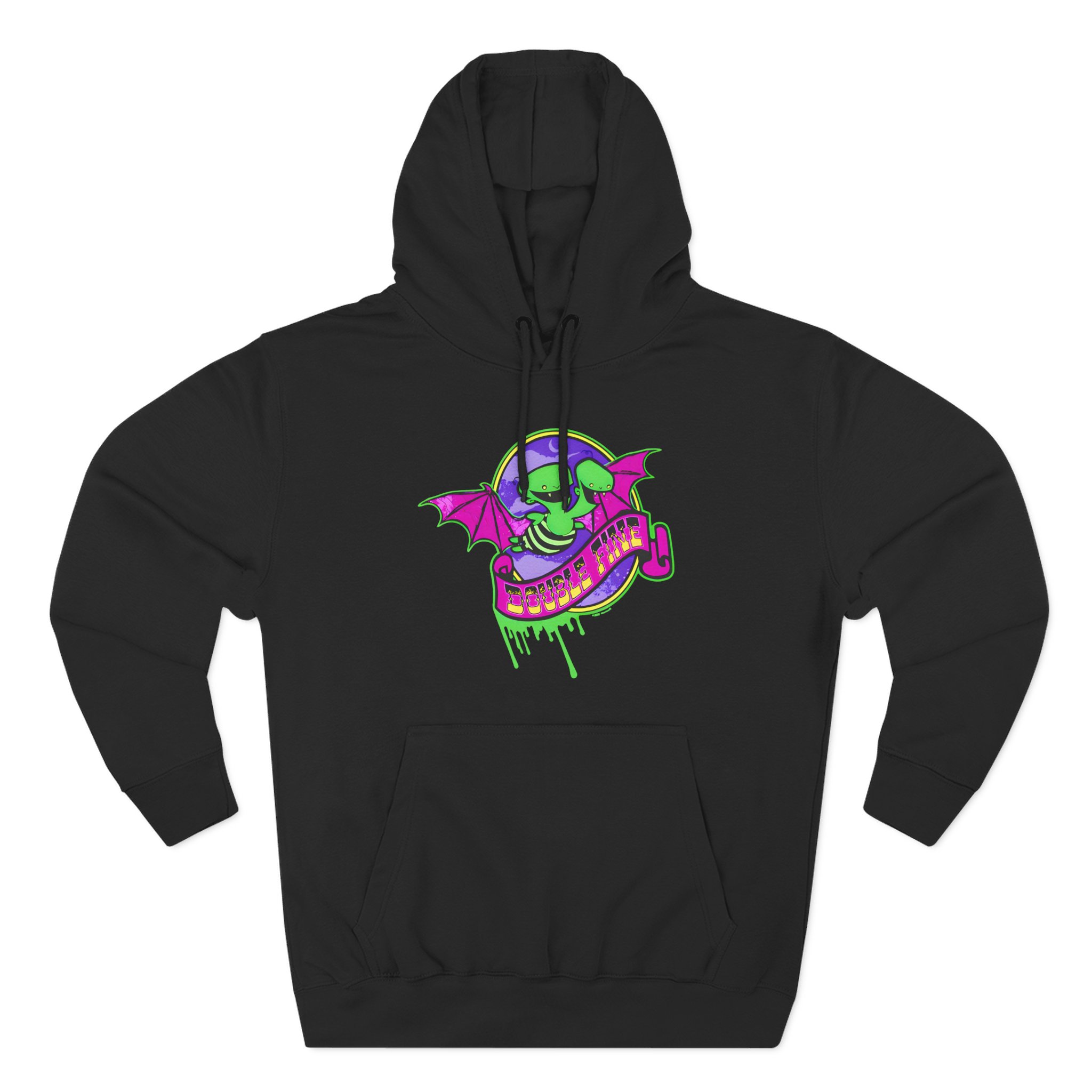 Double Fine Halloween Three-Panel Fleece Hoodie