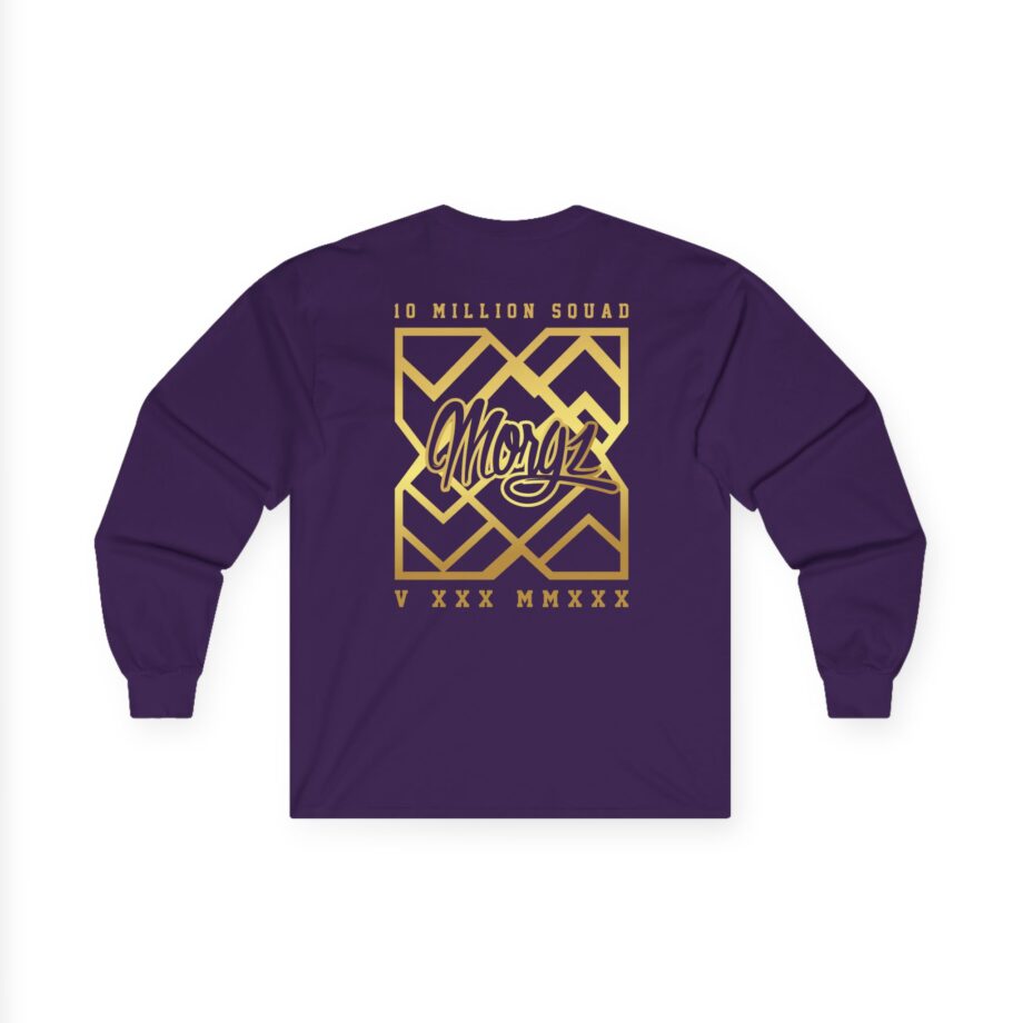Morgz 10 Million Squad Unisex Ultra Cotton Long Sleeve Tee