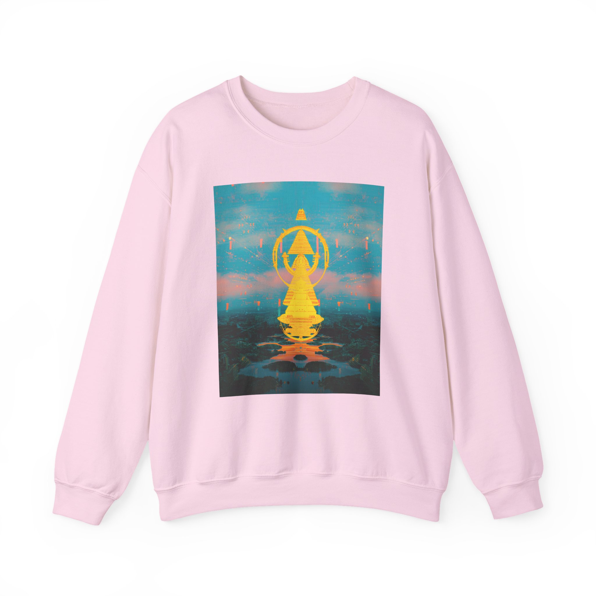 Pretty Lights Admat Unisex Heavy Blendâ„¢ Crewneck Sweatshirt