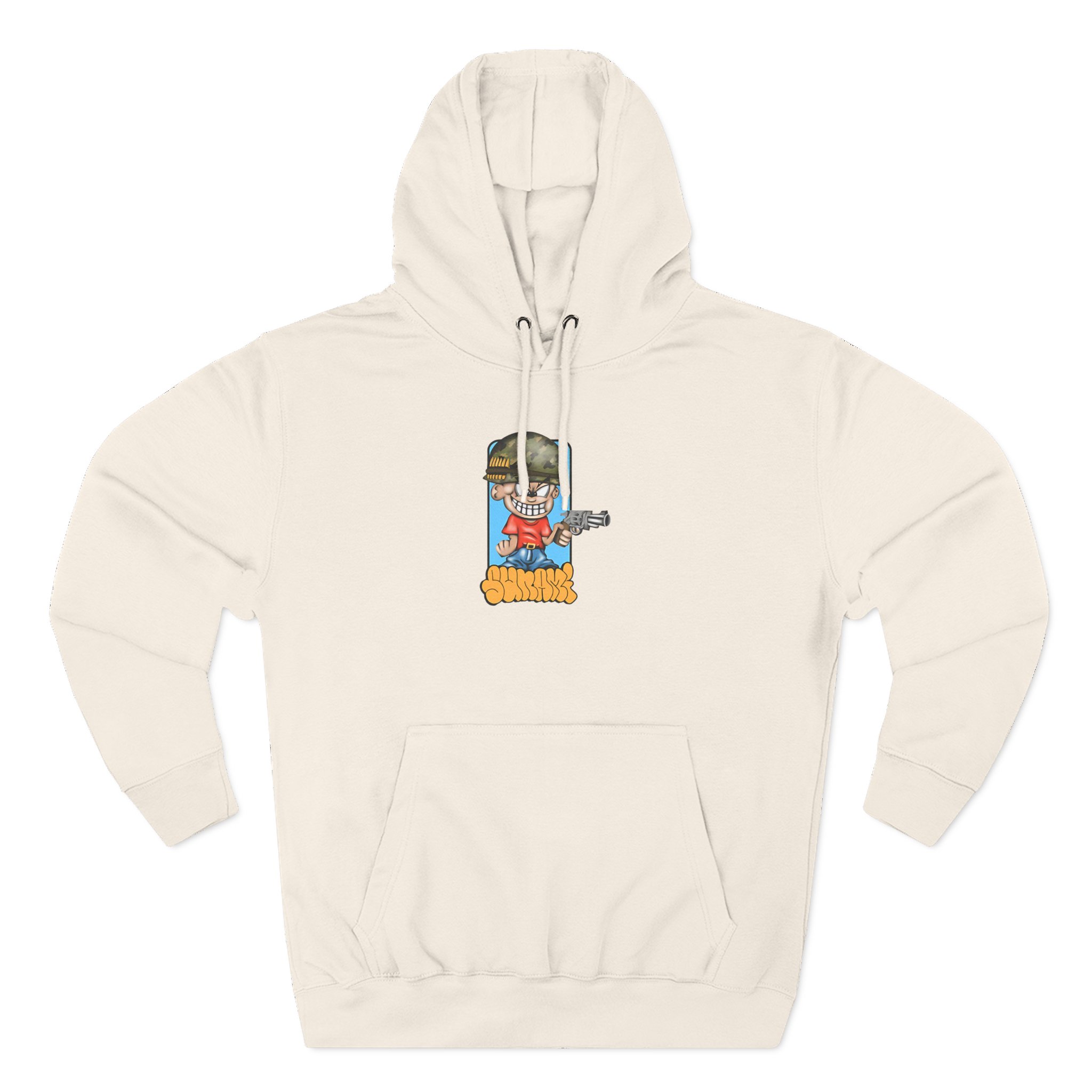 Sunami War is Hell Three-Panel Fleece Hoodie