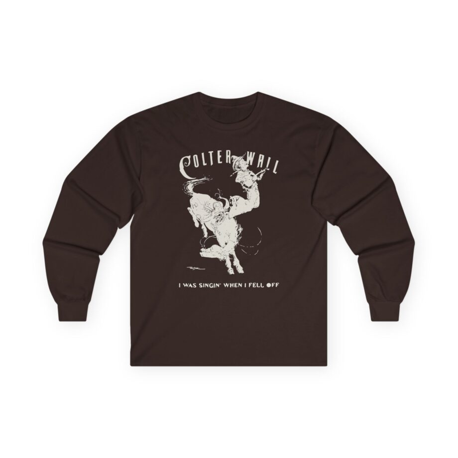 Colter Wall I Was Singin' When I Fell Off Unisex Ultra Cotton Long Sleeve Tee