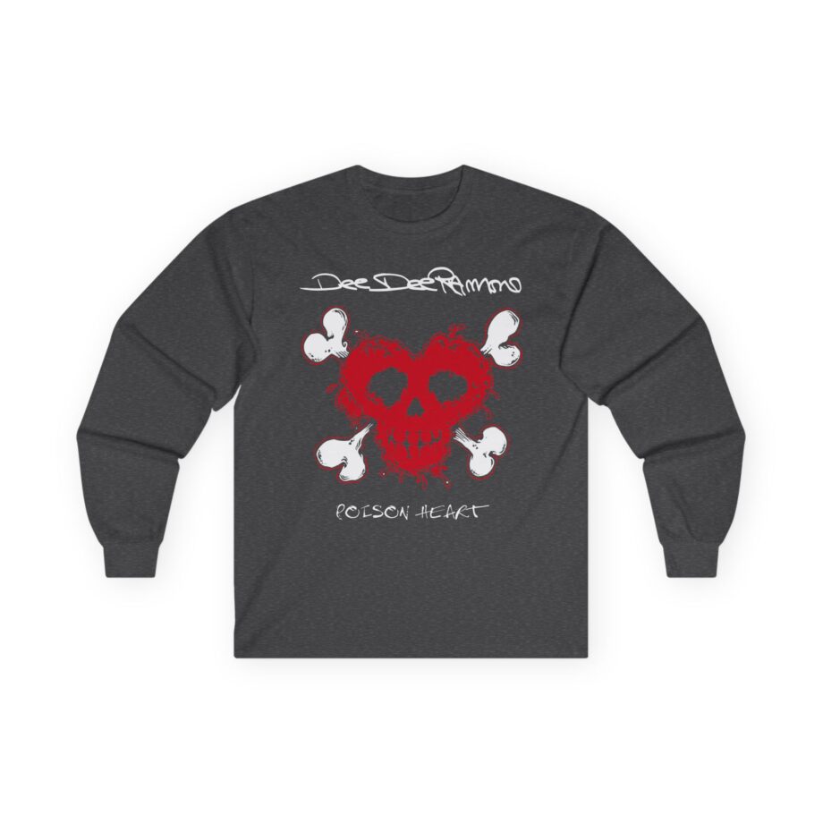 Ramones Distressed Poison Heart Unisex Ultra Cotton Long Sleeve Tee