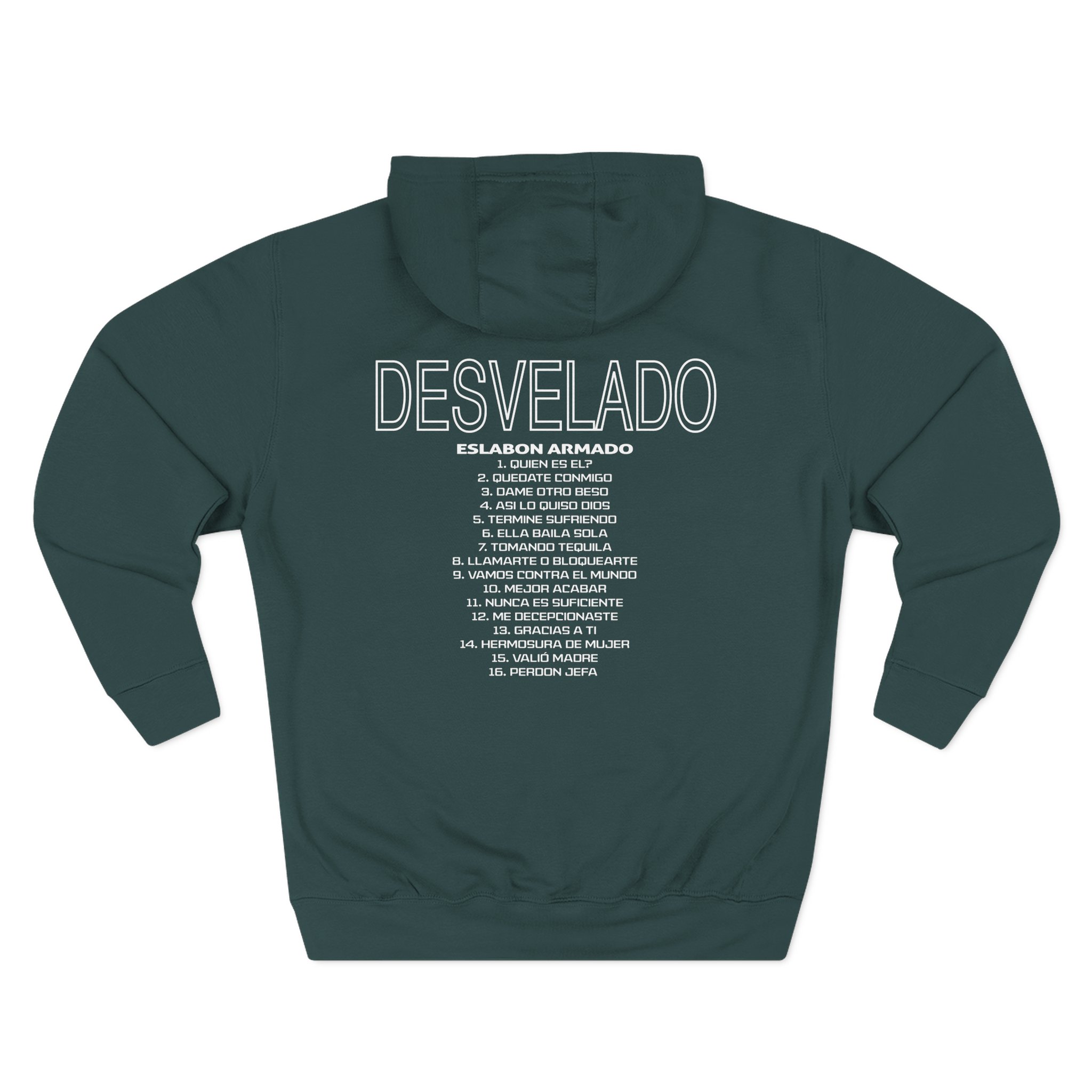 Eslabon Armado Desvelado Album Three-Panel Fleece Hoodie