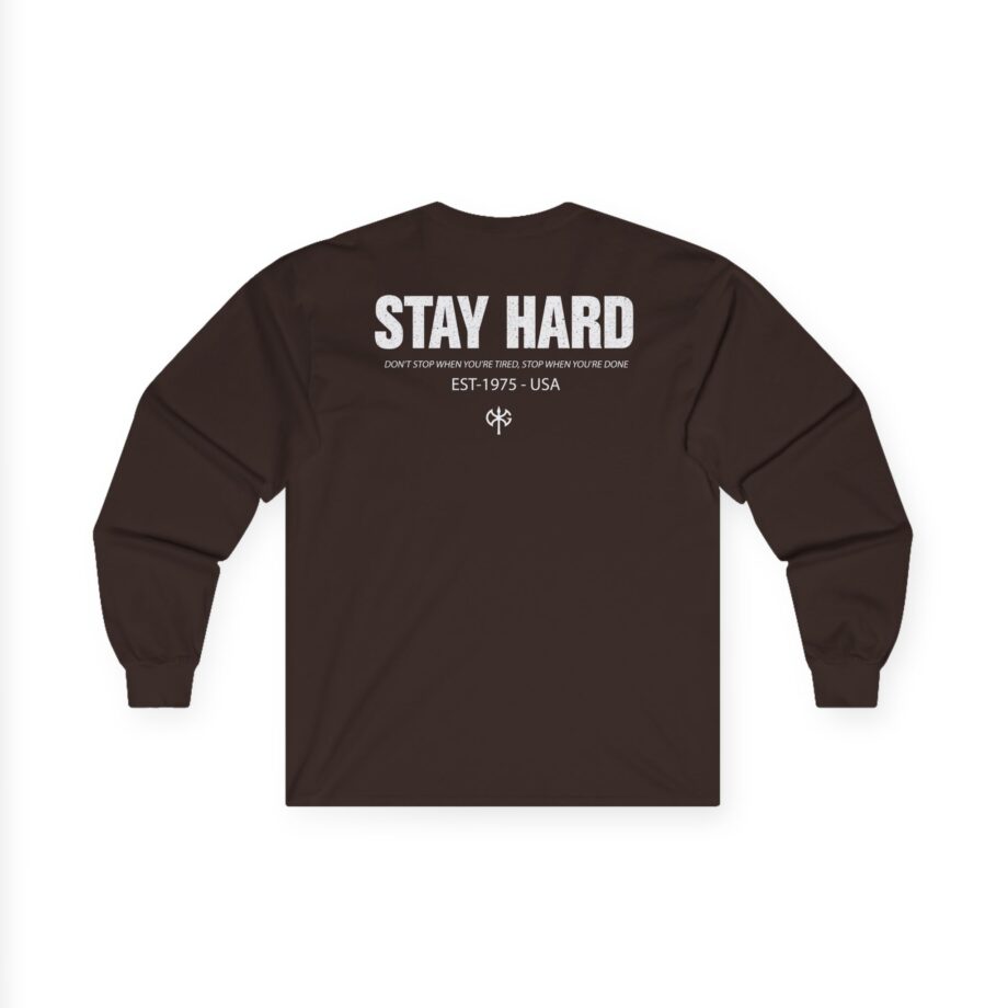 David Goggins  Stay Hard Unisex Ultra Cotton Long Sleeve Tee