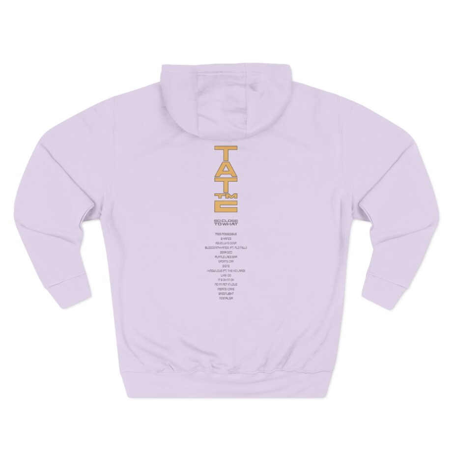Tate Mcrae Tracklist Three-Panel Fleece Hoodie