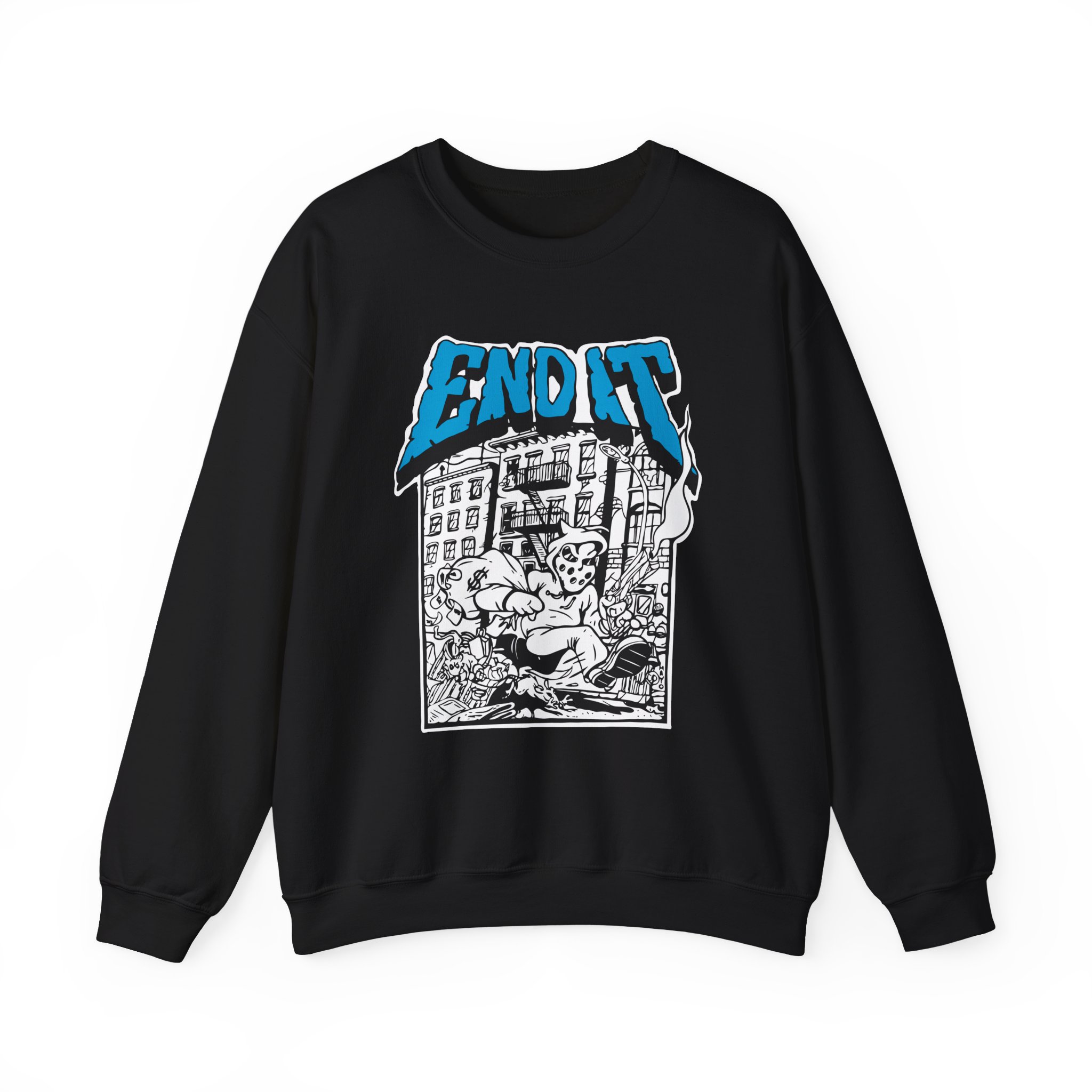 End It Unisex Heavy Blend Crewneck Sweatshirt