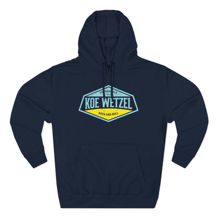 Koe Wetzel Stephenville Rock & Roll Three-Panel Fleece Hoodie