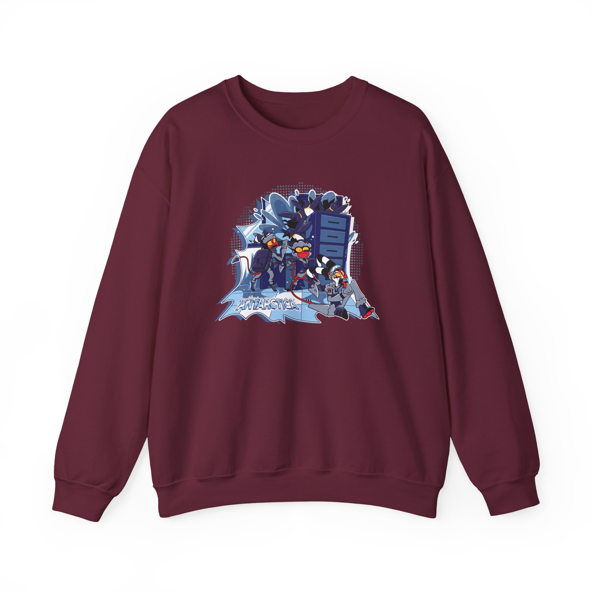 Vivziepop Antarctica Unisex Heavy Blendâ„¢ Crewneck Sweatshirt