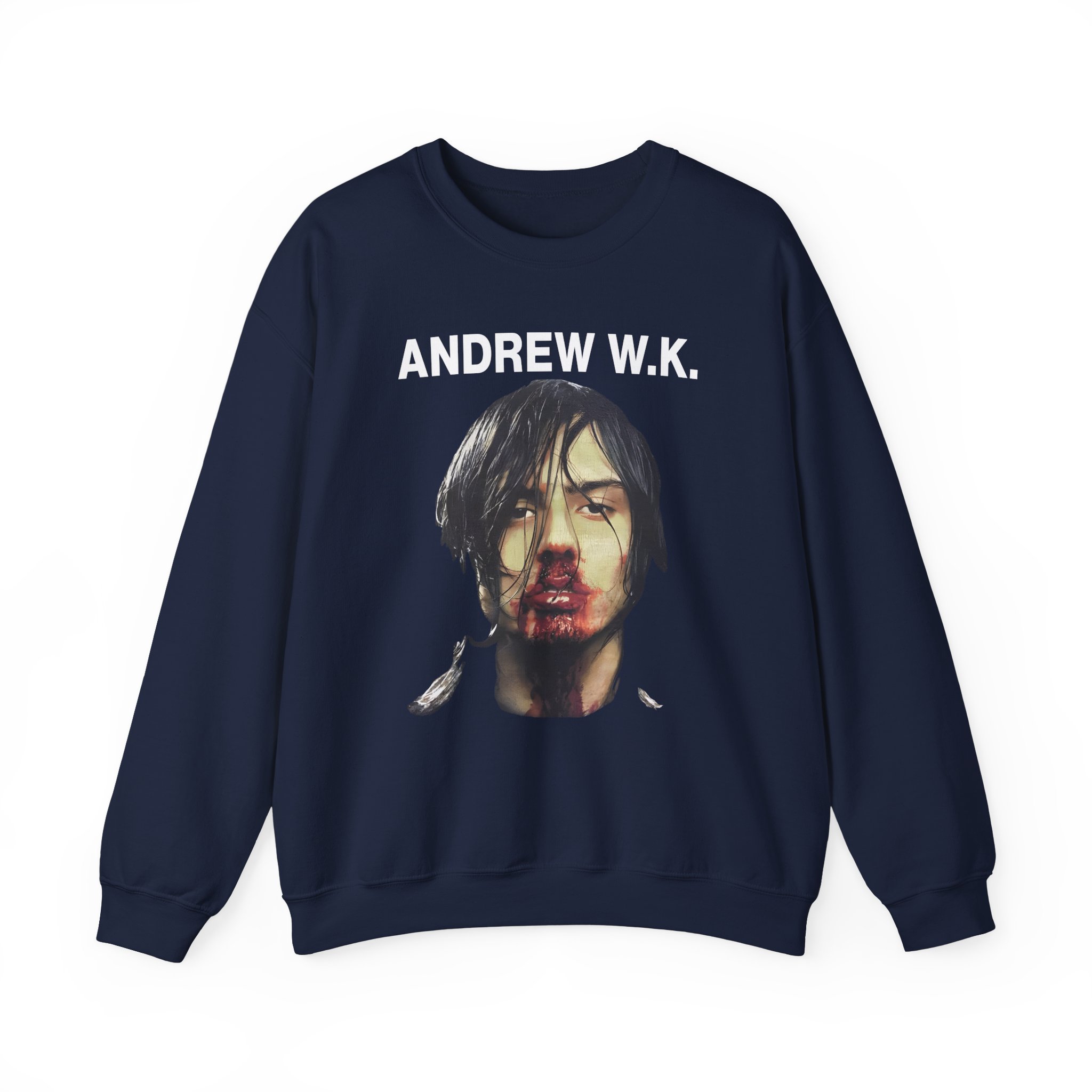 Andrew Wk Unisex Heavy Blendâ„¢ Crewneck Sweatshirt