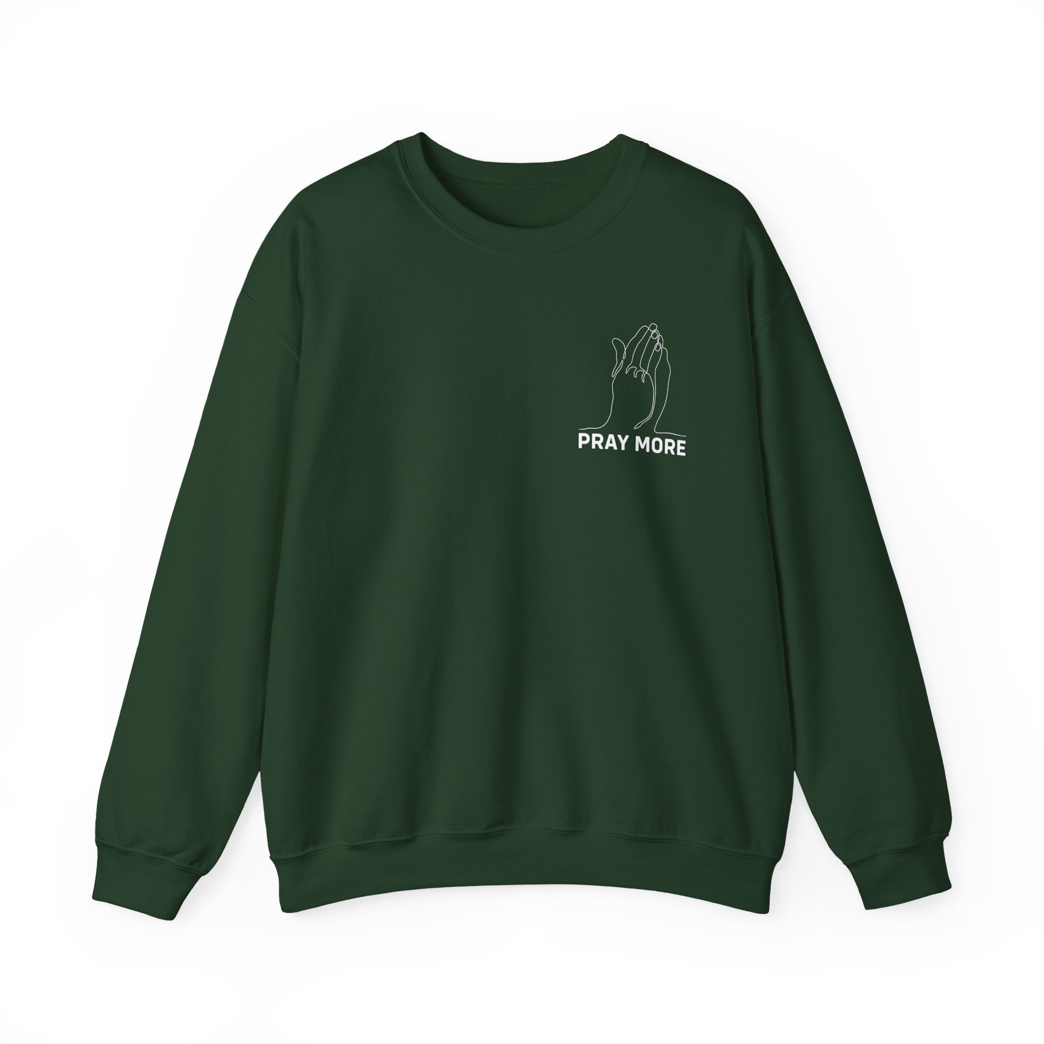 Roman Atwood Pray More Unisex Heavy Blendâ„¢ Crewneck Sweatshirt
