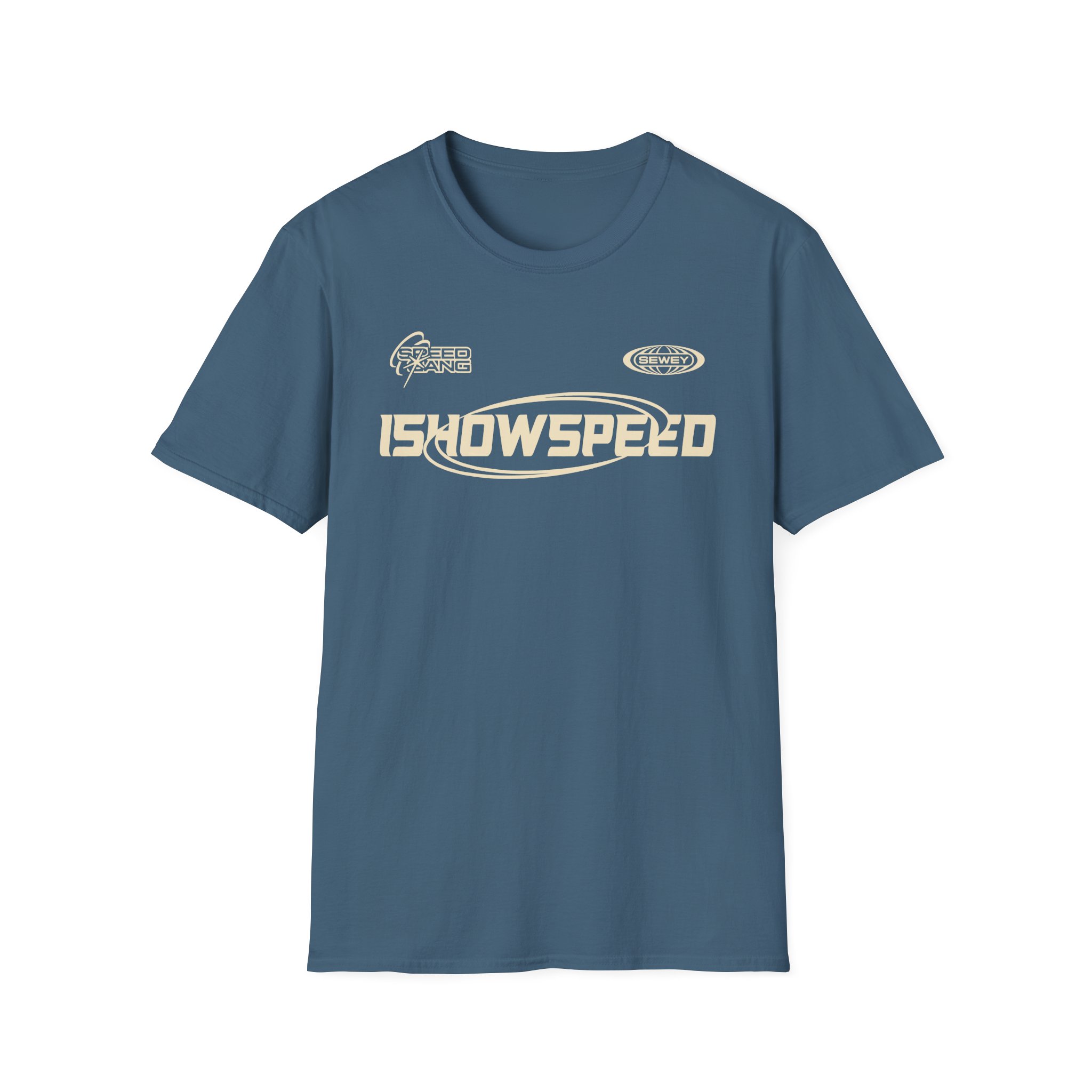 Ishowspeed Racing Royal Unisex Softstyle T-Shirt