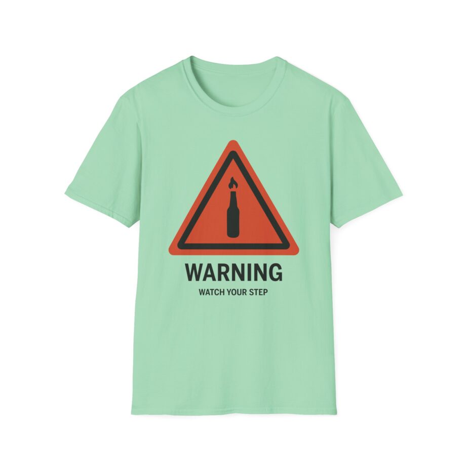 Summit1g Warning Watch Your Step Unisex Softstyle T-Shirt