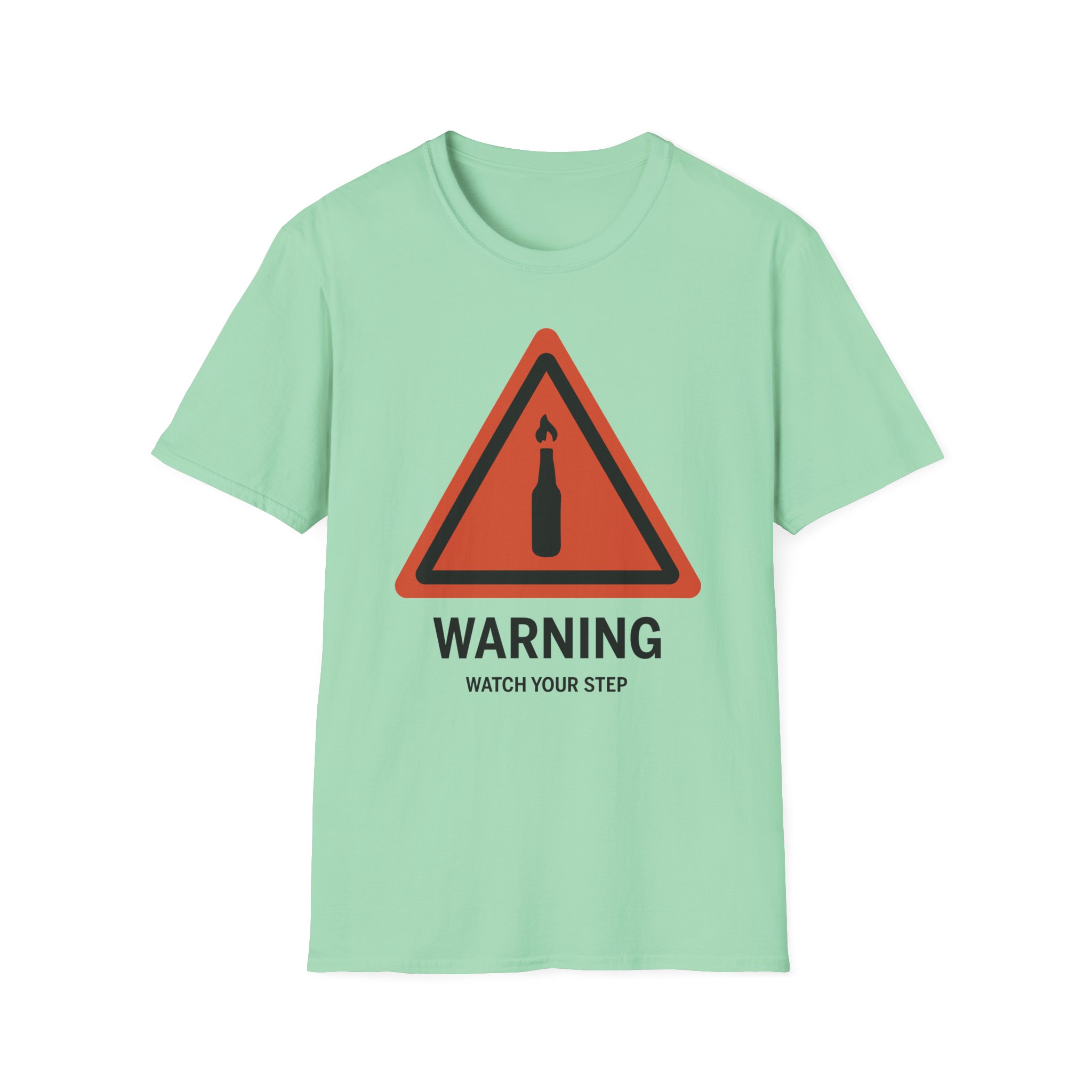 Summit1g Warning Watch Your Step Unisex Softstyle T-Shirt
